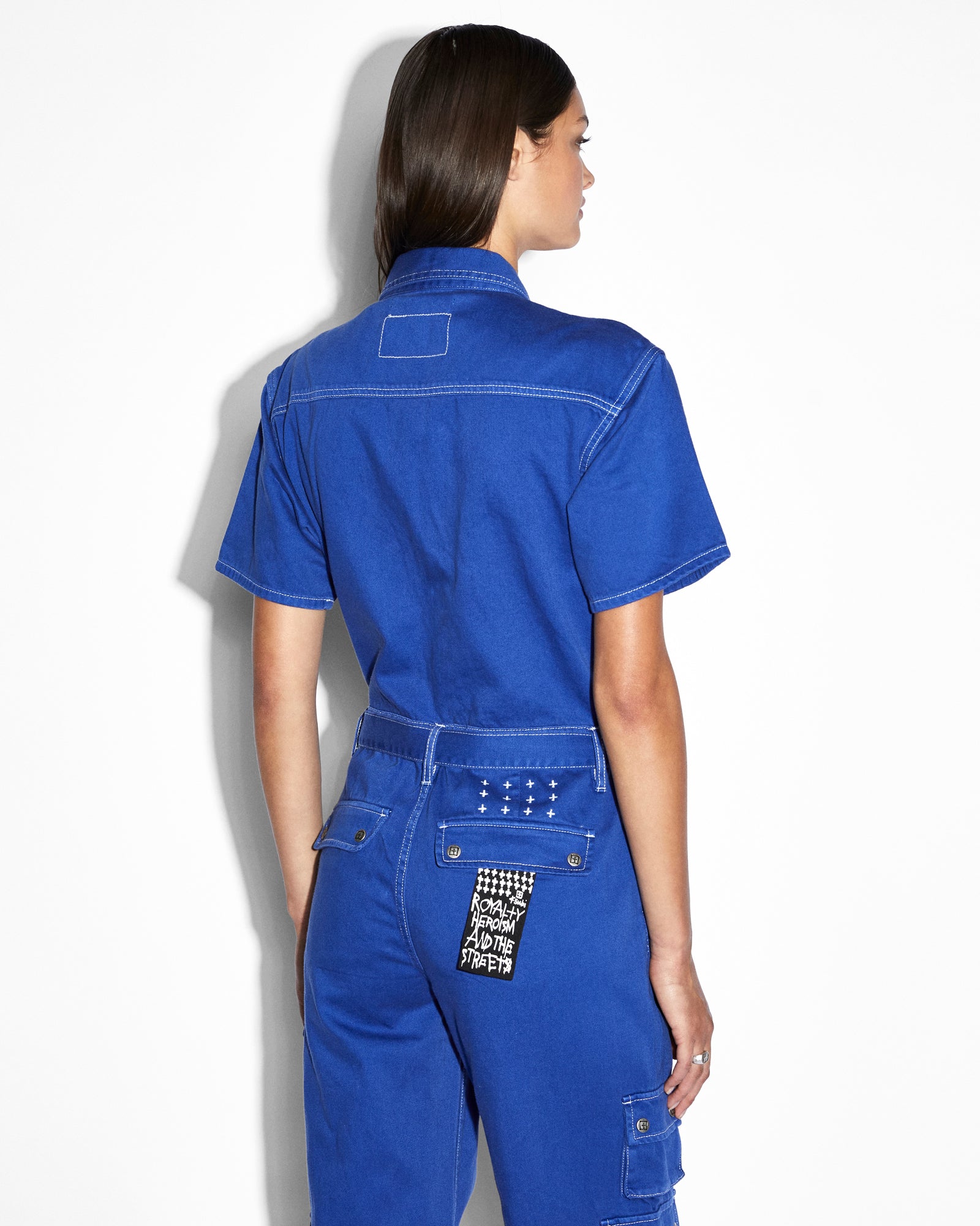 Cobalt Blue Boilersuit for Work & DIY - Durable Coveralls for Construction, Mechanics & Industrial Use