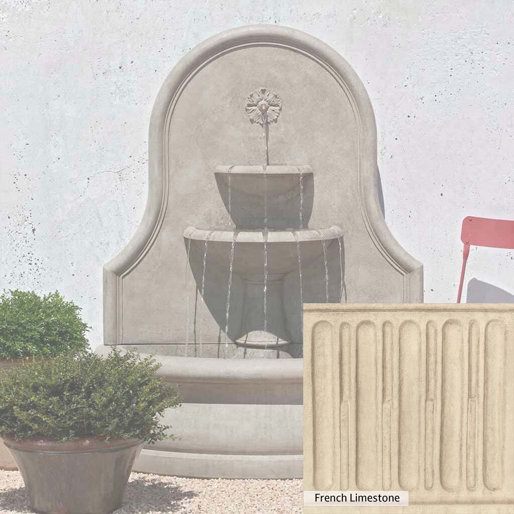 Campania International Estancia Outdoor Wall Fountain - Elegant Garden Water Feature for Patio, Yard, and Landscape Decor