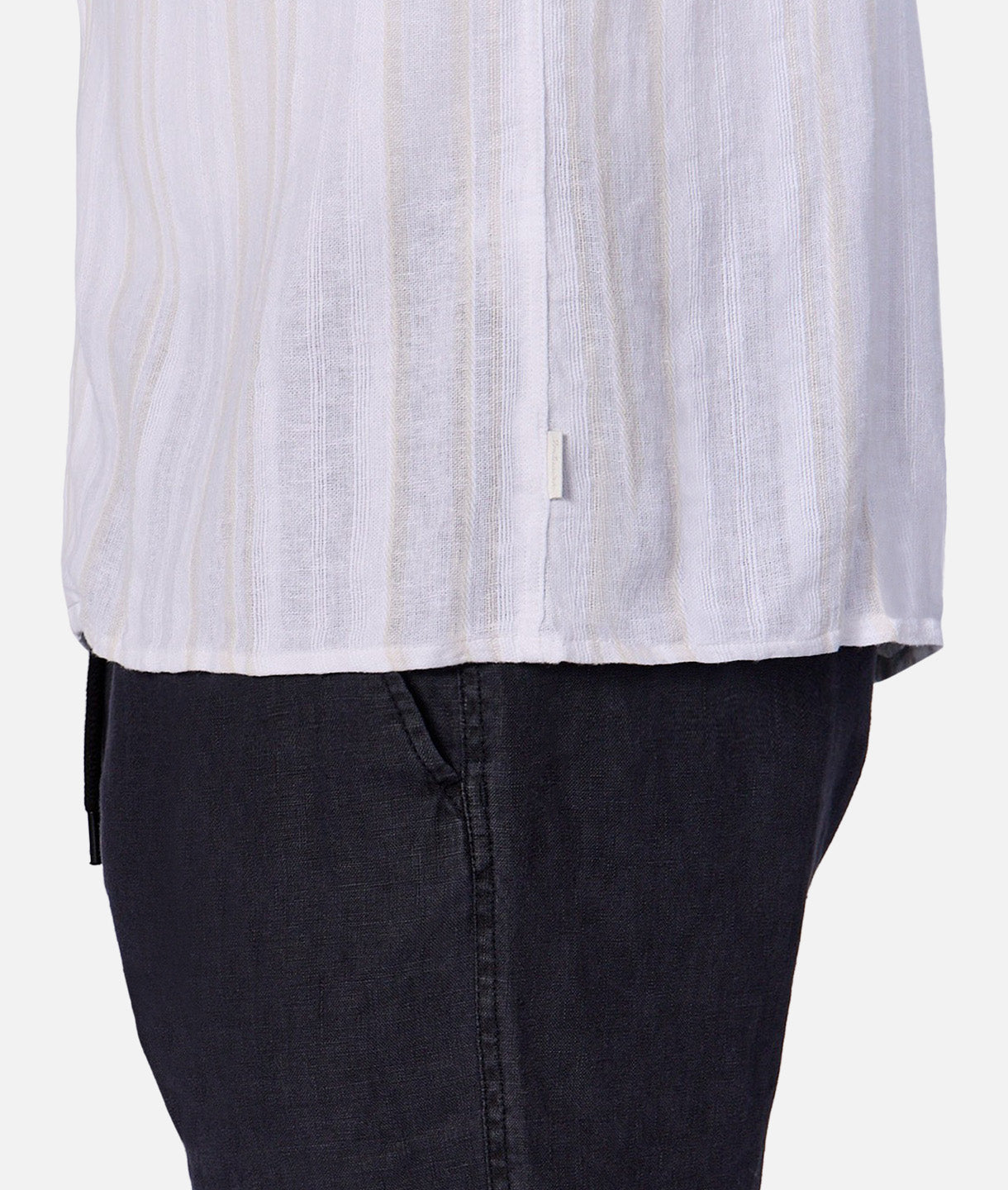 The Castino Short Sleeve Linen Shirt for Men - Breathable Cream White Summer Casual Shirt - Perfect for Beach, Vacation, and Outdoor Activities
