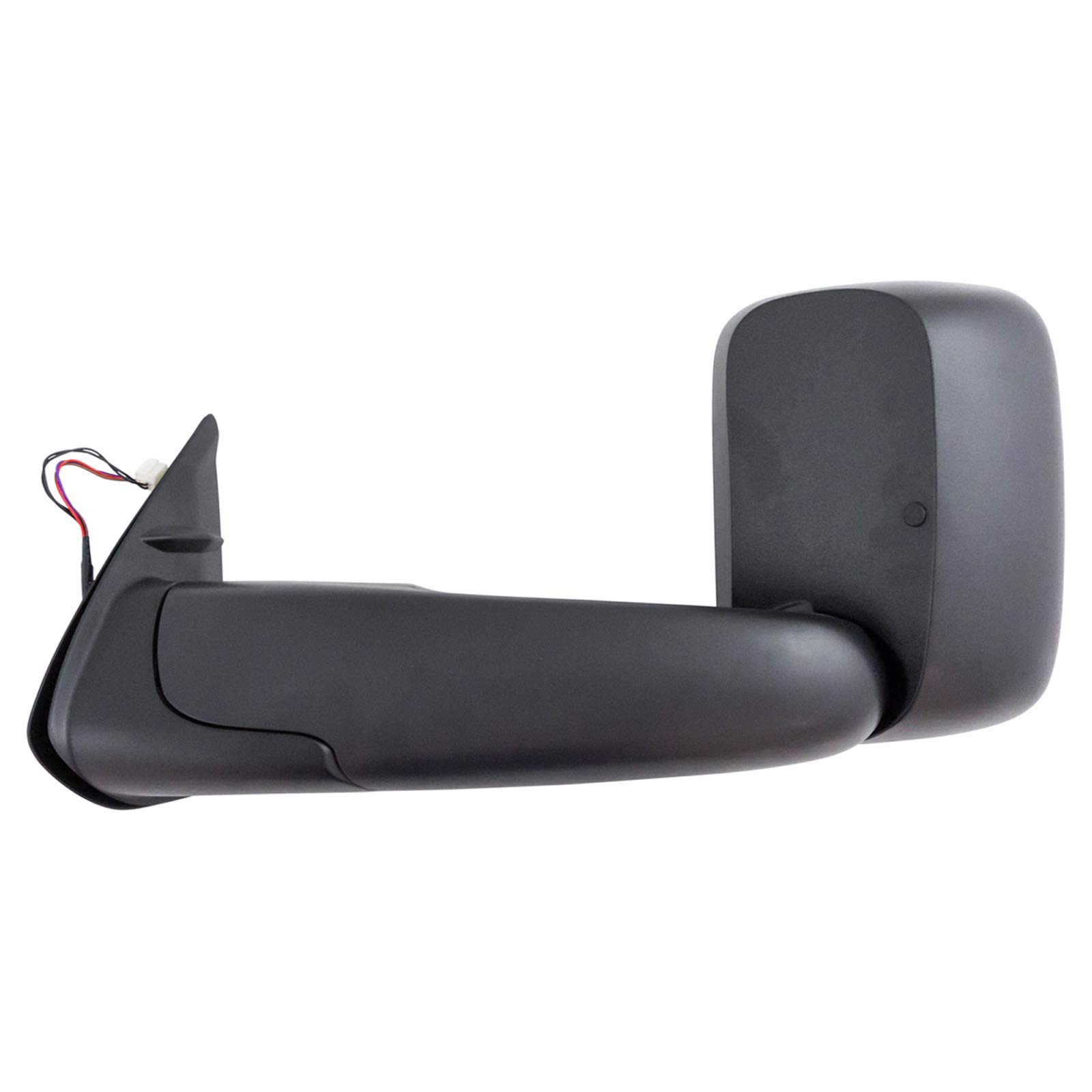 Trail Ridge Power Heated Textured Black Towing Mirrors for Toyota Tacoma - Pair Set | Durable & Adjustable for Off-Roading, Camping & Towing