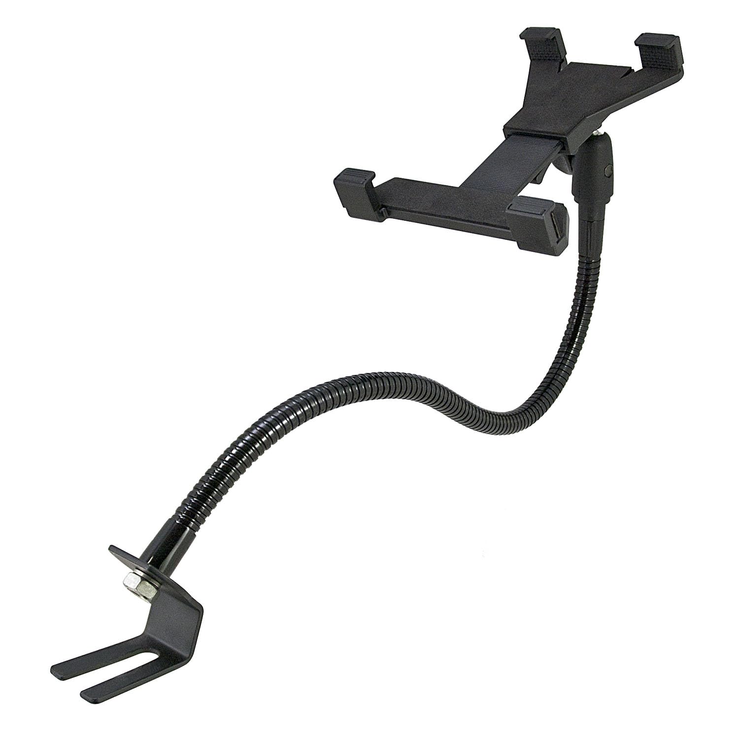 Bracketron Universal Tablet Floor Stand - Adjustable Holder for iPad, Samsung Galaxy, and Large Phablet Smartphones (Model TMF-382-BX) | Perfect for Home, Office, and Retail Display Use