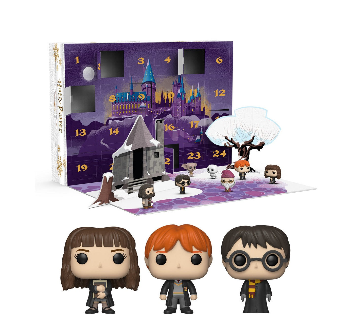 Funko Pocket Pop! Harry Potter Advent Calendar - 24pc Mini Figures Set for Christmas Countdown, Holiday Decor & Gift Giving