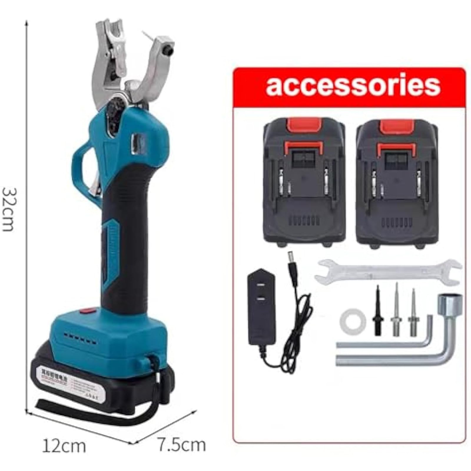 Upgraded Electric Sheep Ear Tag Pliers with Digital Counting Display - 3 Stainless Steel Ear Tag Pins & Tool Box - Durable Livestock Tagging Tool for Farm, Ranch, and Animal Identification