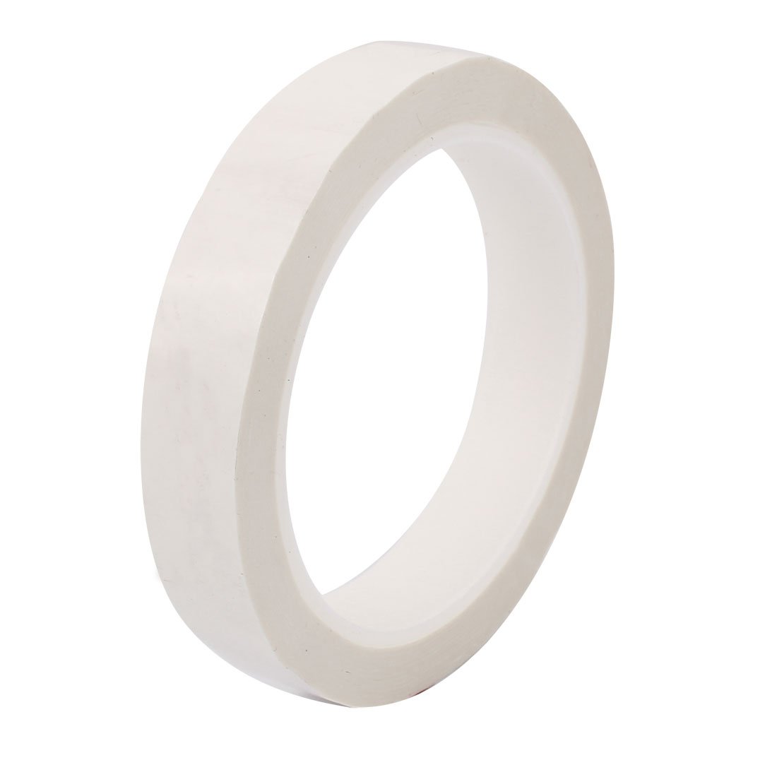 IIVVERR 18mm Flame Retardant Self-Adhesive Mylar Tape - 50M Single Sided Strong Sticky Logo Tape (White) - Ideal for Electrical Insulation, Crafts & DIY Projects