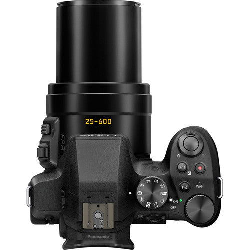 Panasonic Lumix DMC-FZ300 4K Digital Camera with 24x Zoom - Waterproof & Dustproof for Outdoor Photography, Travel, and Wildlife Shooting