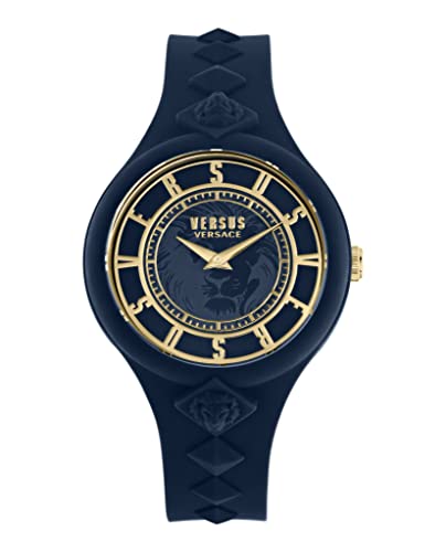 Versus Versace Fire Island Women's Luxury Watch - Blue Strap, Blue Case & Dial | Elegant Timepiece for Women, Perfect for Parties, Gala Events & Special Occasions