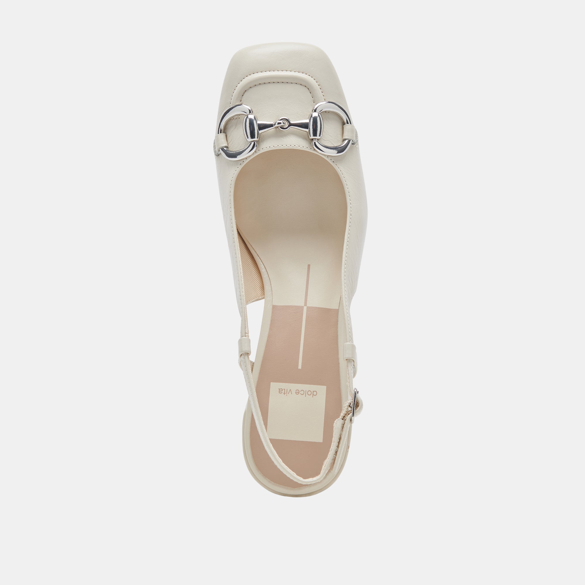 MELLI HEELS IVORY CRINKLE PATENT - Elegant Women's High Heel Pumps for Weddings, Parties & Office Wear