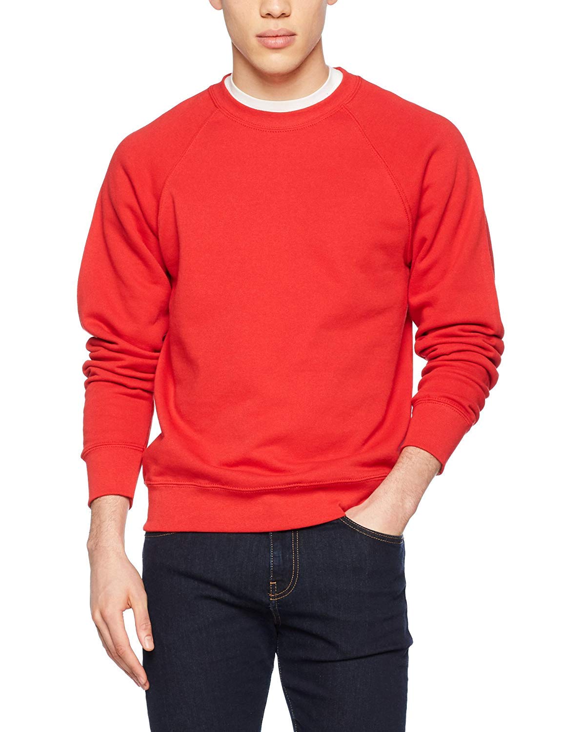 Fruit of the Loom Men's Crew Neck T-Shirt Pack - Soft Cotton Short Sleeve Tees for Casual Wear, Gym & Everyday Comfort