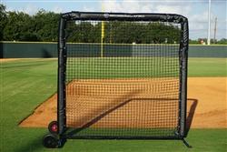 Professional 7x7 Portable Field Screen for Baseball & Softball Practice - Perfect for Backyard Training, Team Drills & Outdoor Sports