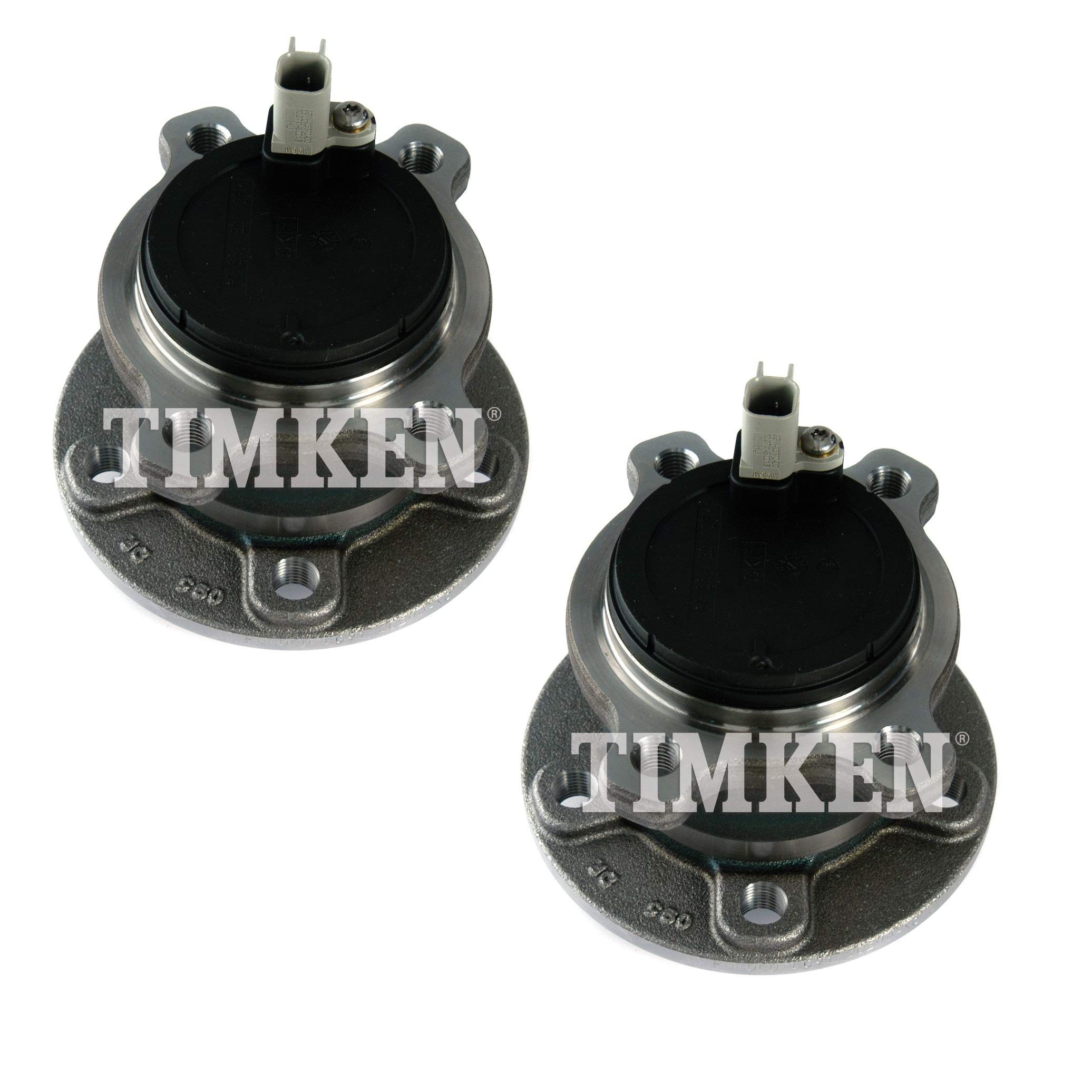 Timken Rear Wheel Bearing and Hub Assembly Kit - Pair Set of 2 for 2010-2011 Volvo XC60 FWD | Durable Replacement for Smooth Ride & Enhanced Safety