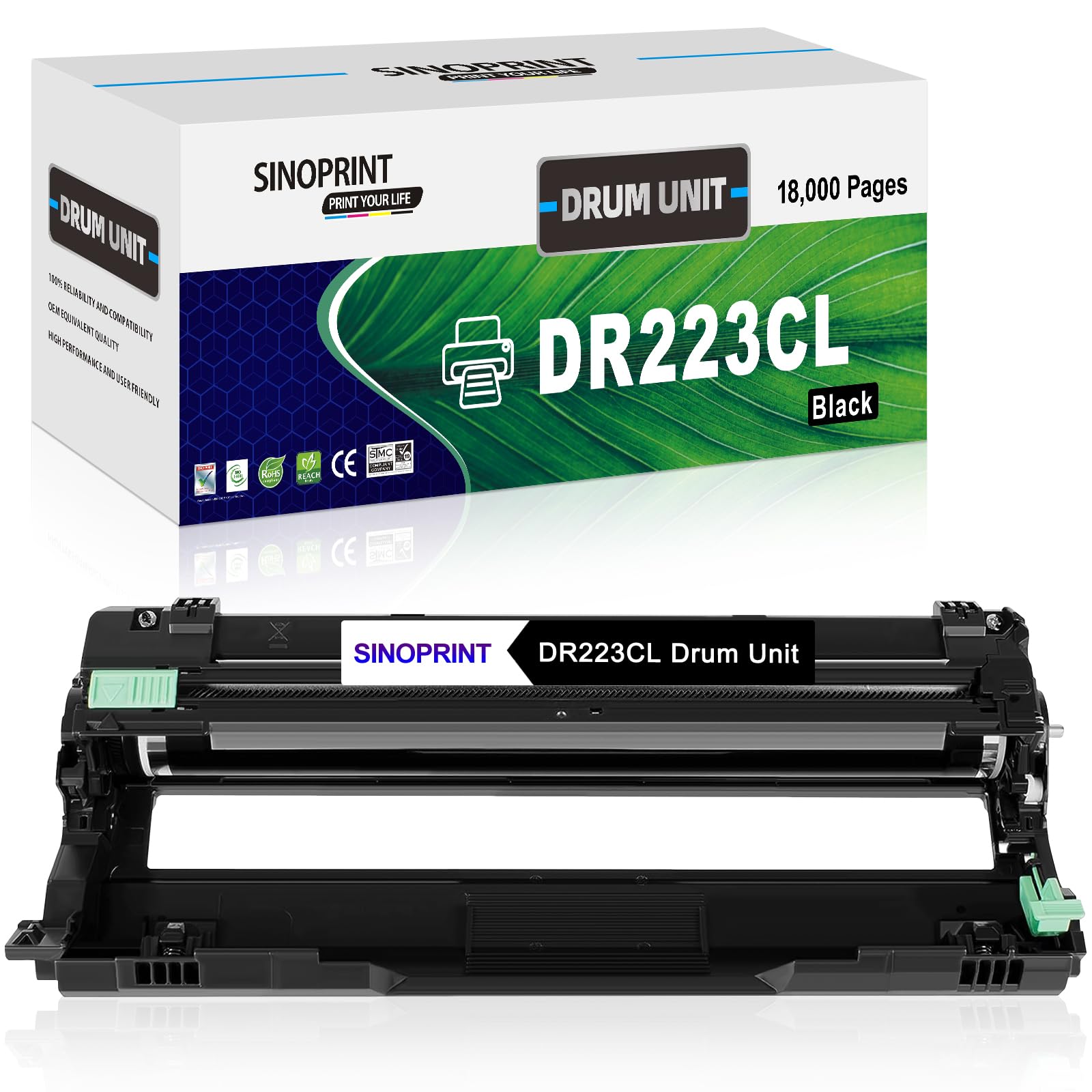 Brother DR223CL Compatible Black Drum Unit - For MFC-L3770CDW Printers (1 Pack) - Office & Home Use