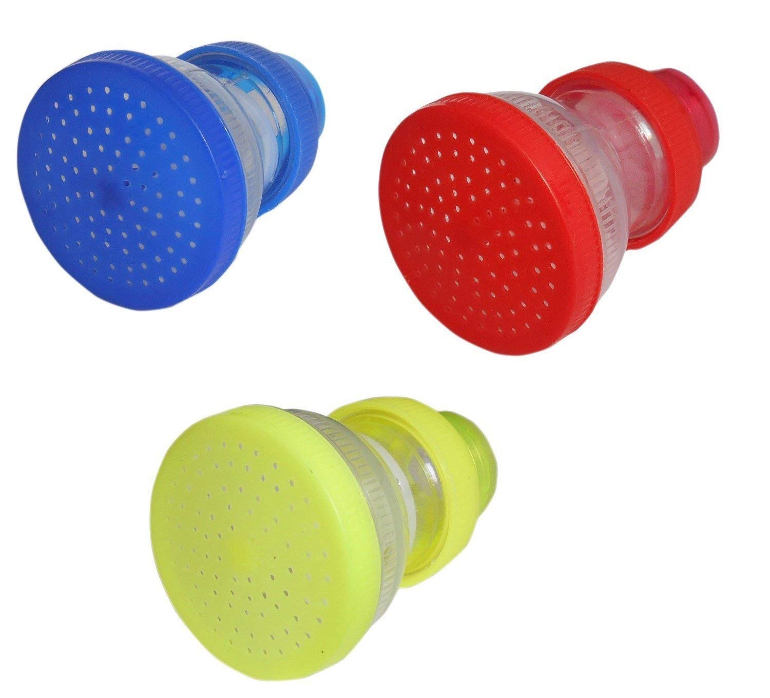Mini Shower Head for Kitchen and Bathroom Tap - Plastic Water Saving Sprinkler Set of 4 - Perfect for Washing Dishes, Pets, and Garden Plants