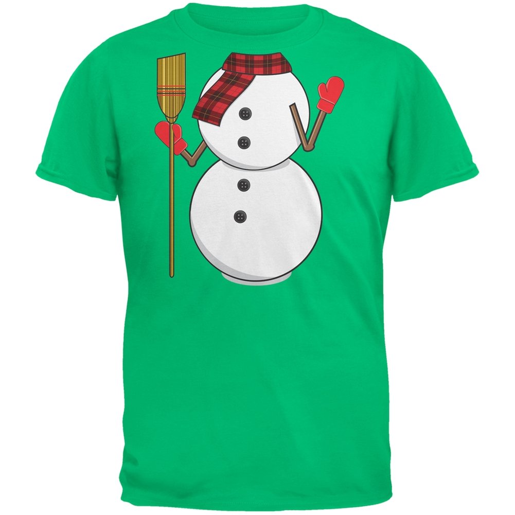 Green Snowman Body Costume T-Shirt for Kids & Youth - Fun Christmas Party Outfit & Holiday Costume