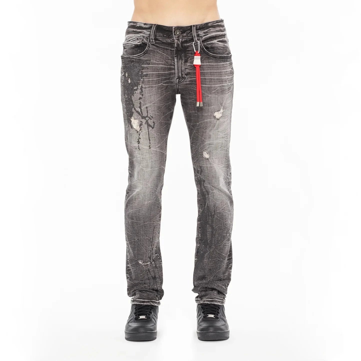 CULT OF INDIVIDUALITY Rocker Slim 602 Jeans in Caviar - Stylish Slim Fit Denim Pants for Men | Perfect for Casual Wear, Night Out & Street Fashion