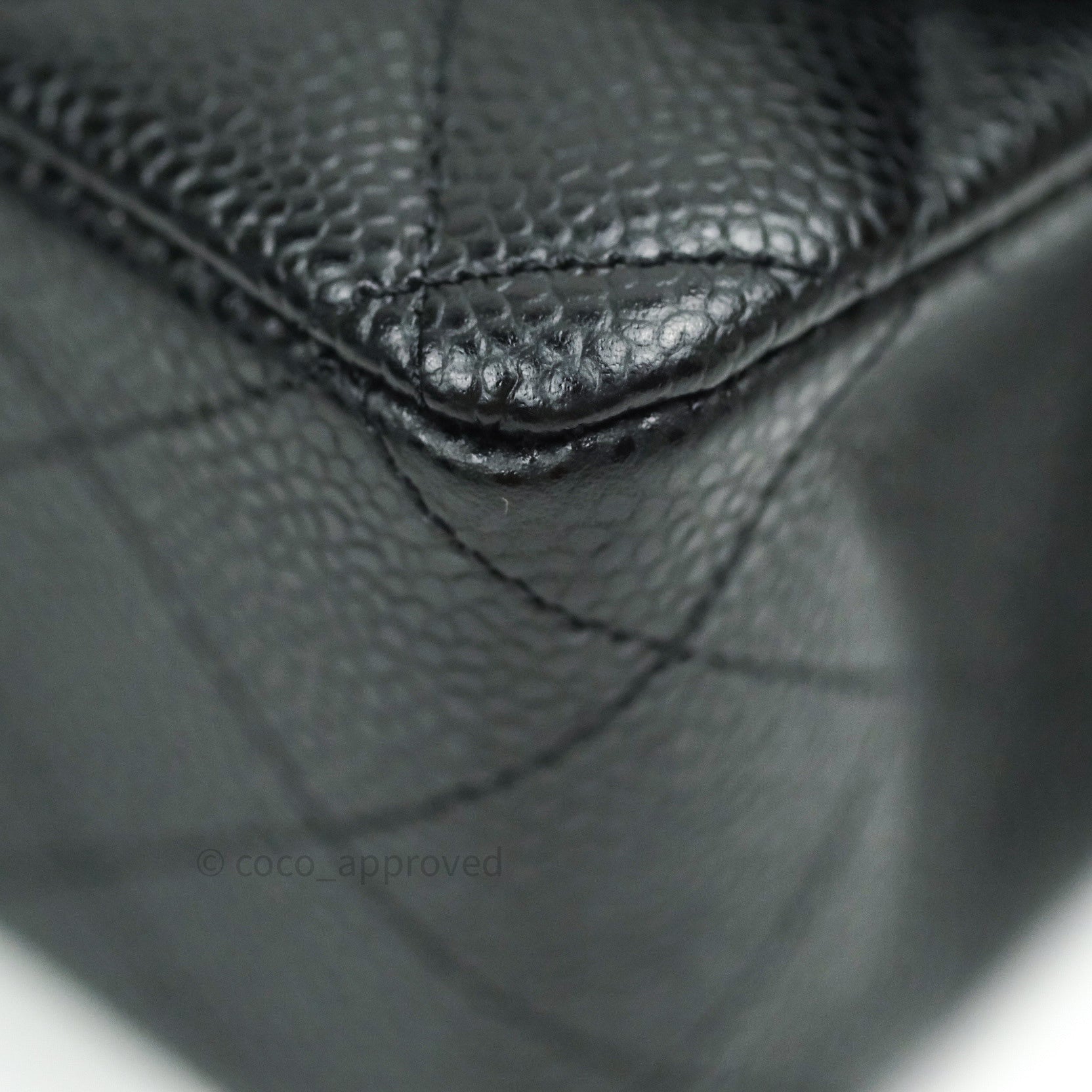 Chanel Classic M/L Medium Double Flap Bag Black Caviar Silver Hardware - Luxury Designer Handbag for Women, Perfect for Work, Evening Events & Special Occasions