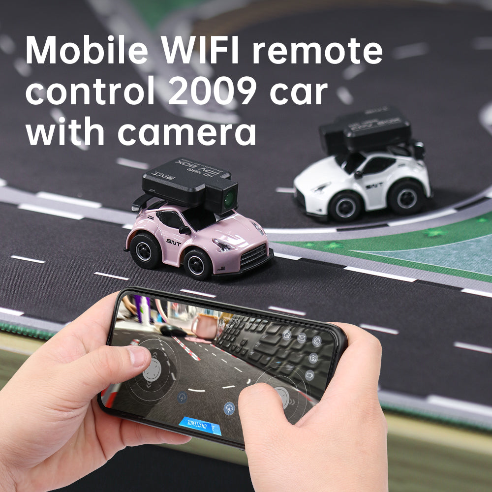 SNICLO Atom Q WiFi FPV RC Car - 1/100 Scale Micro RTR Racer 370z - High Speed Remote Control Toy for Kids & Adults - Perfect for Indoor Racing, Backyard Fun & FPV Drifting