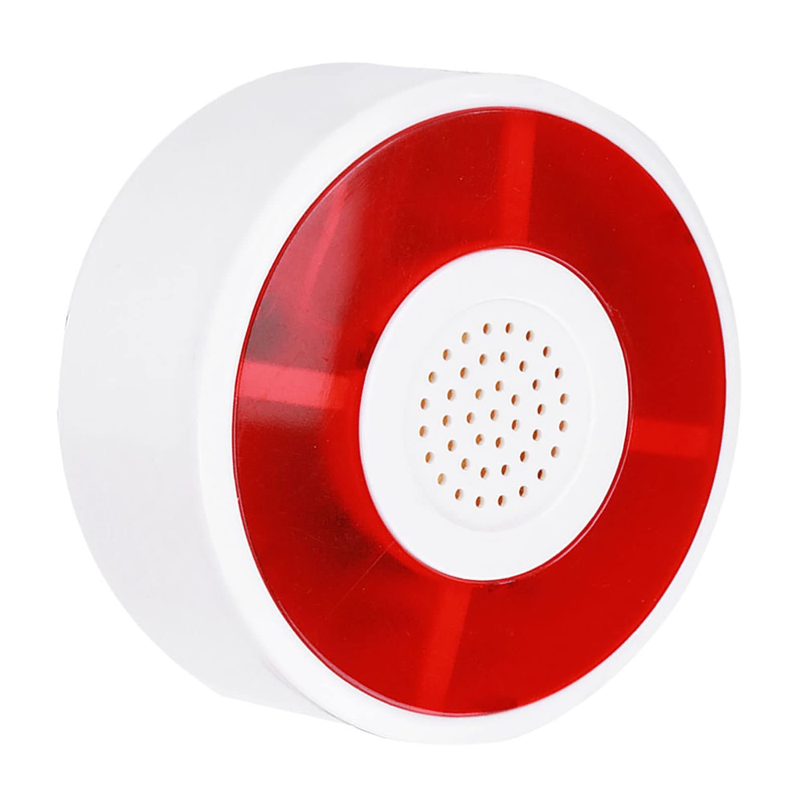 12V DC LED Flashing Strobe Light with Alarm Siren - High Visibility Warning Light for Emergency Vehicles, Security Alarms, and Construction Sites