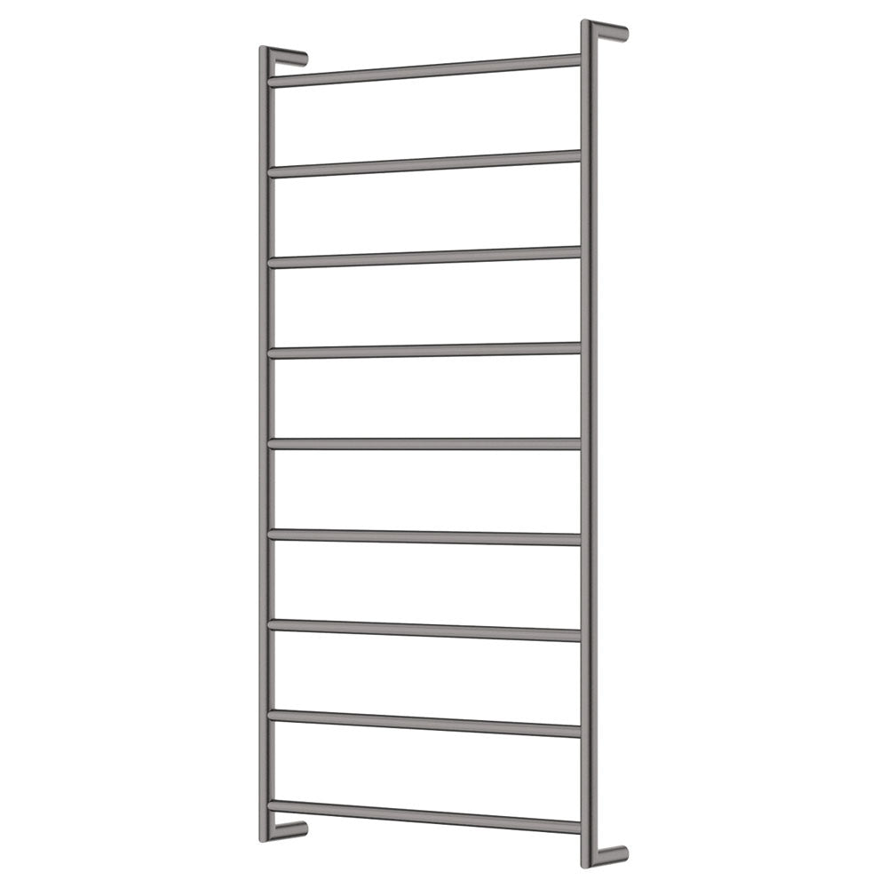 Fienza 82860120GM Kaya Heated Towel Rail - 600 x 1200mm Gun Metal Finish Bathroom Towel Warmer - Perfect for Spa, Luxury Bathroom & Home Decor