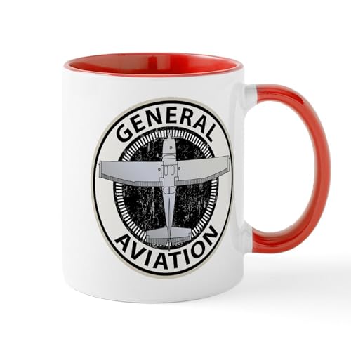 White/Red Inside - General Aviation Mug