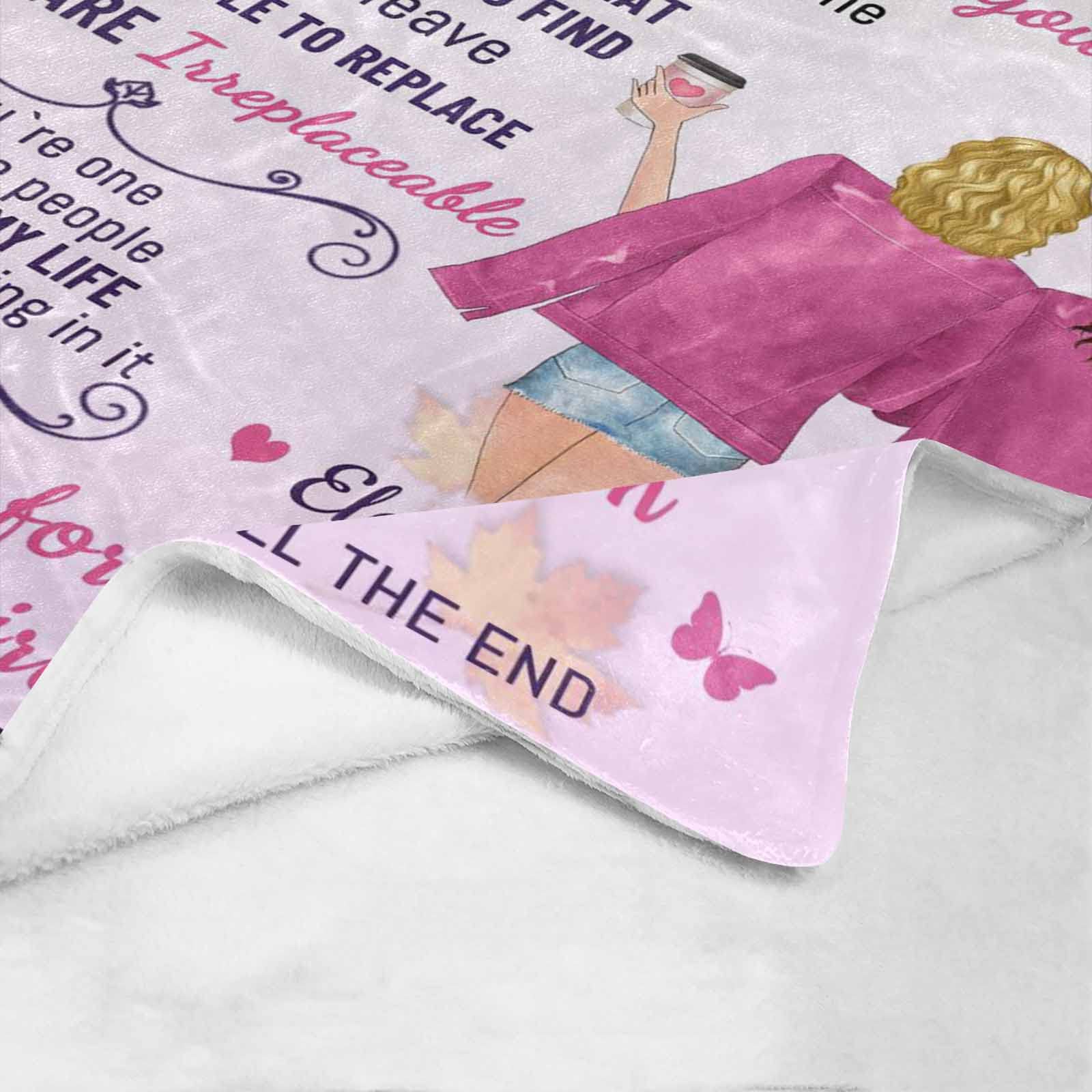Bestie Birthday Gifts for Sister - Personalized Picture Blanket 70