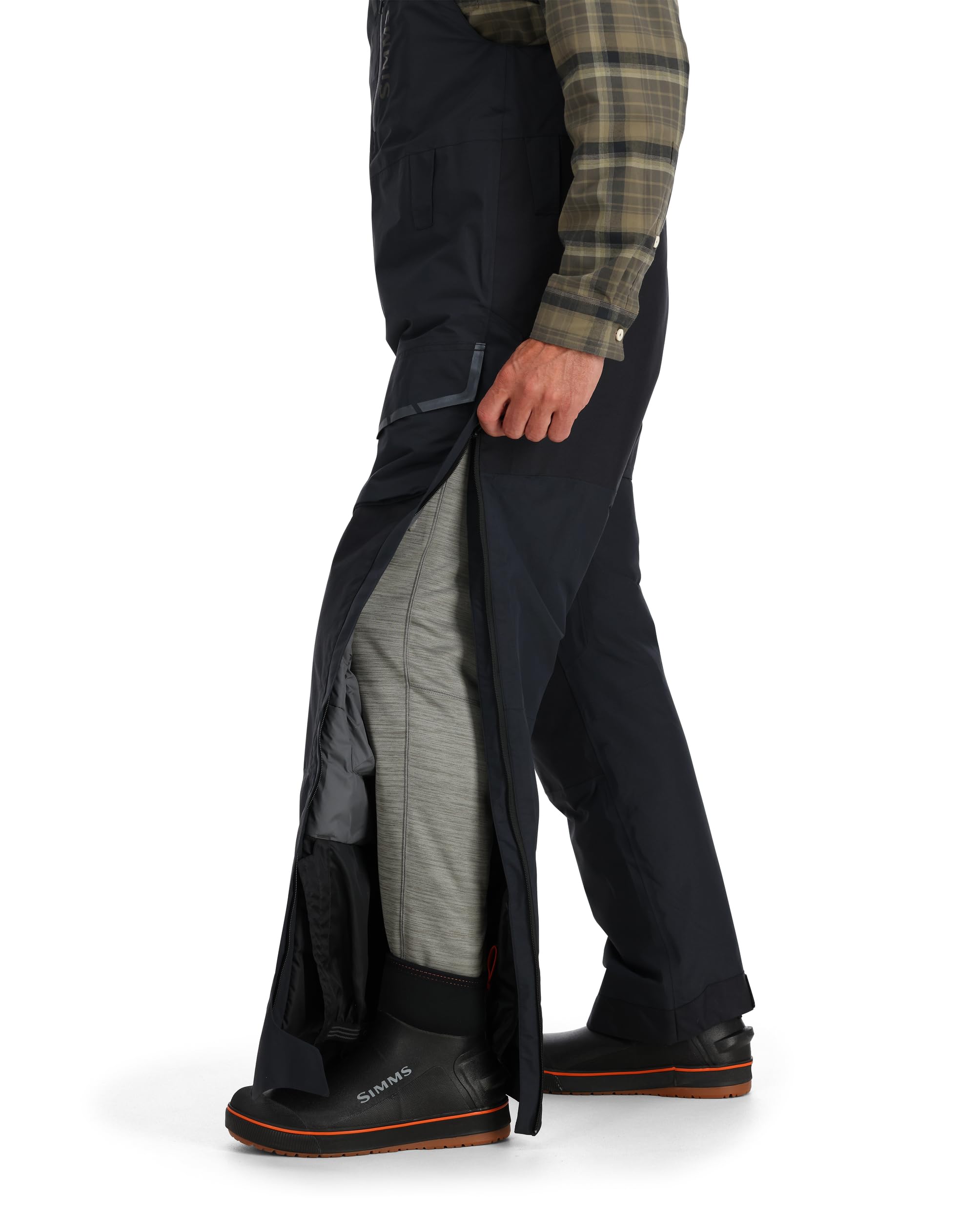 Simms Fishing Products Men's Challenger Insulated Bib - Waterproof Winter Fishing Overalls for Cold Weather - Ideal for Ice Fishing, Wading & Outdoor Adventures