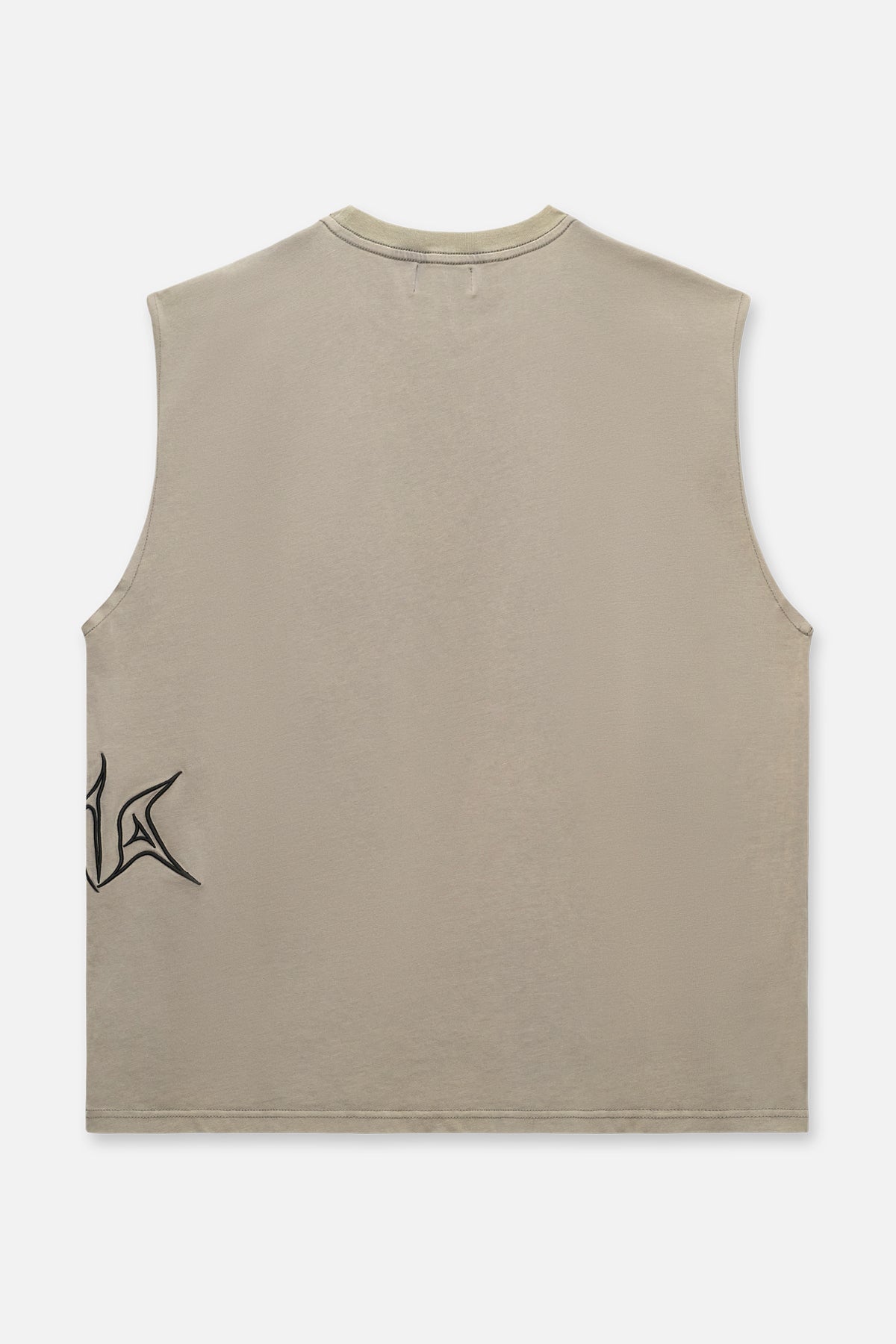 Terry Muscle Tee - Soft & Breathable Sand Western Style T-Shirt for Men | Gym, Workout & Casual Wear