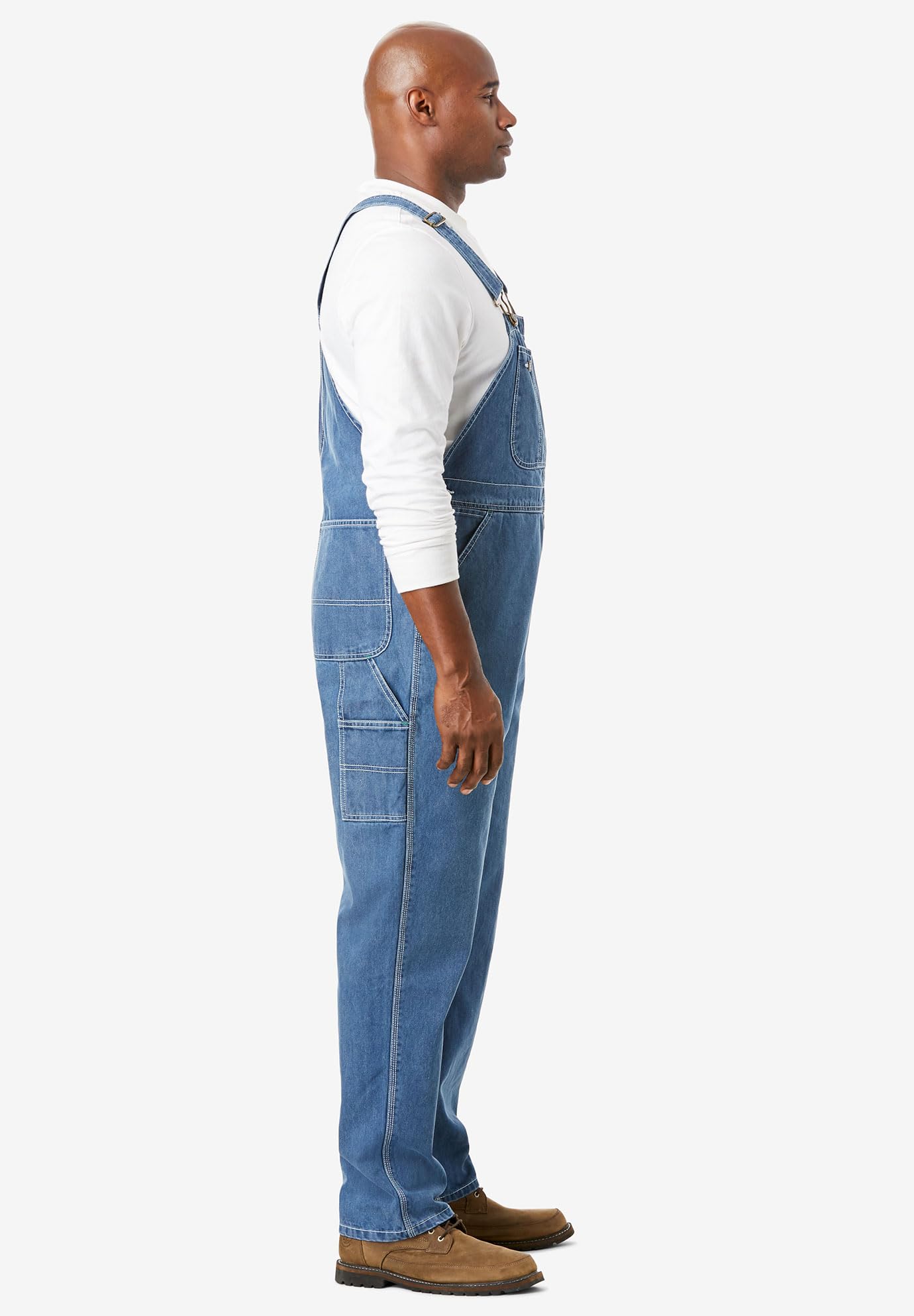 KingSize Men's Big & Tall Denim Overalls - Comfortable Workwear for Outdoor & Farming - Boulder Creek Durable Overalls for Gardening, Construction & DIY Projects