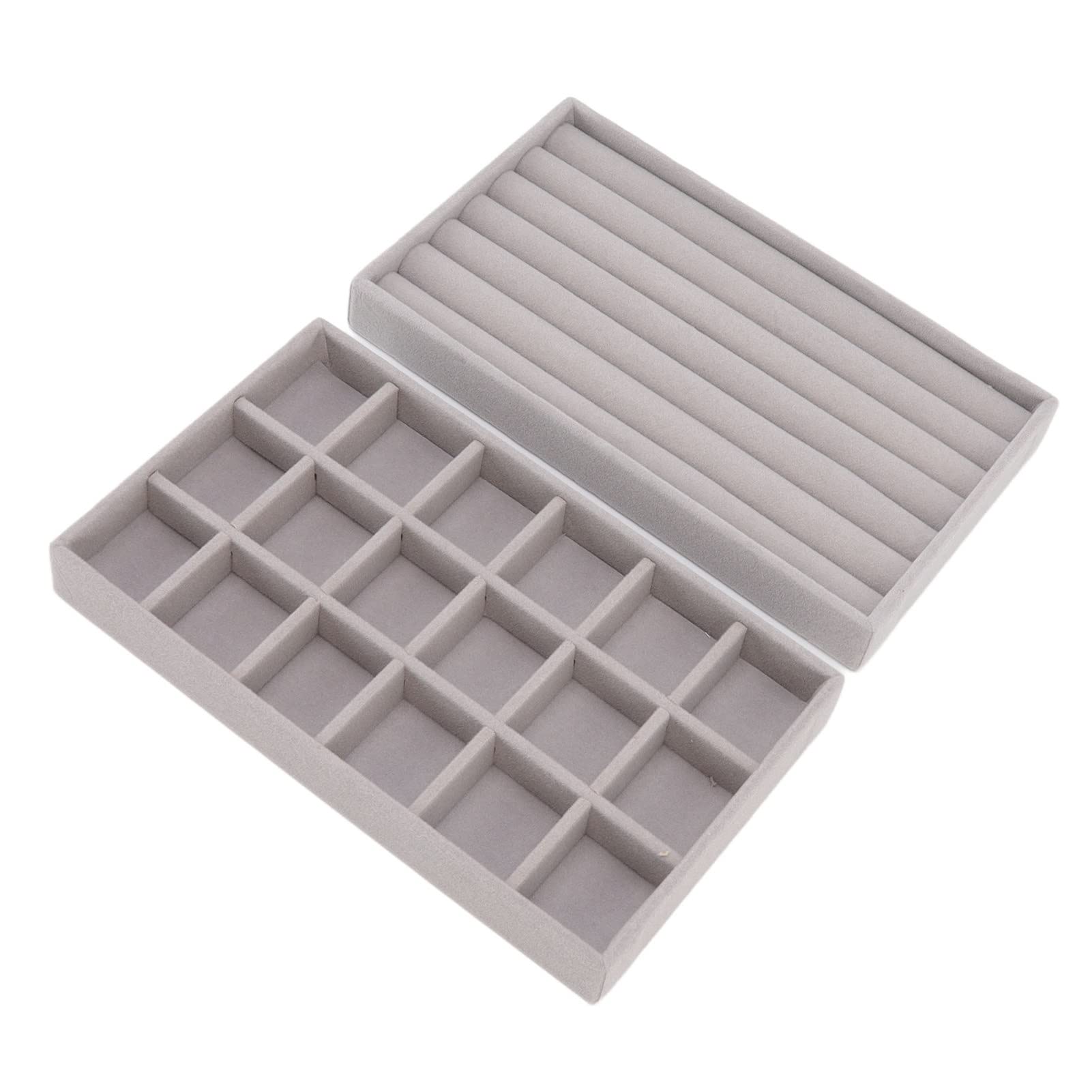 Qinlorgo Jewelry Storage Box - Soft Multifunctional Jewelry Organizer for Necklaces, Rings & Earrings Display | Perfect for Jewelry Stores, Home Organization & Travel Accessories