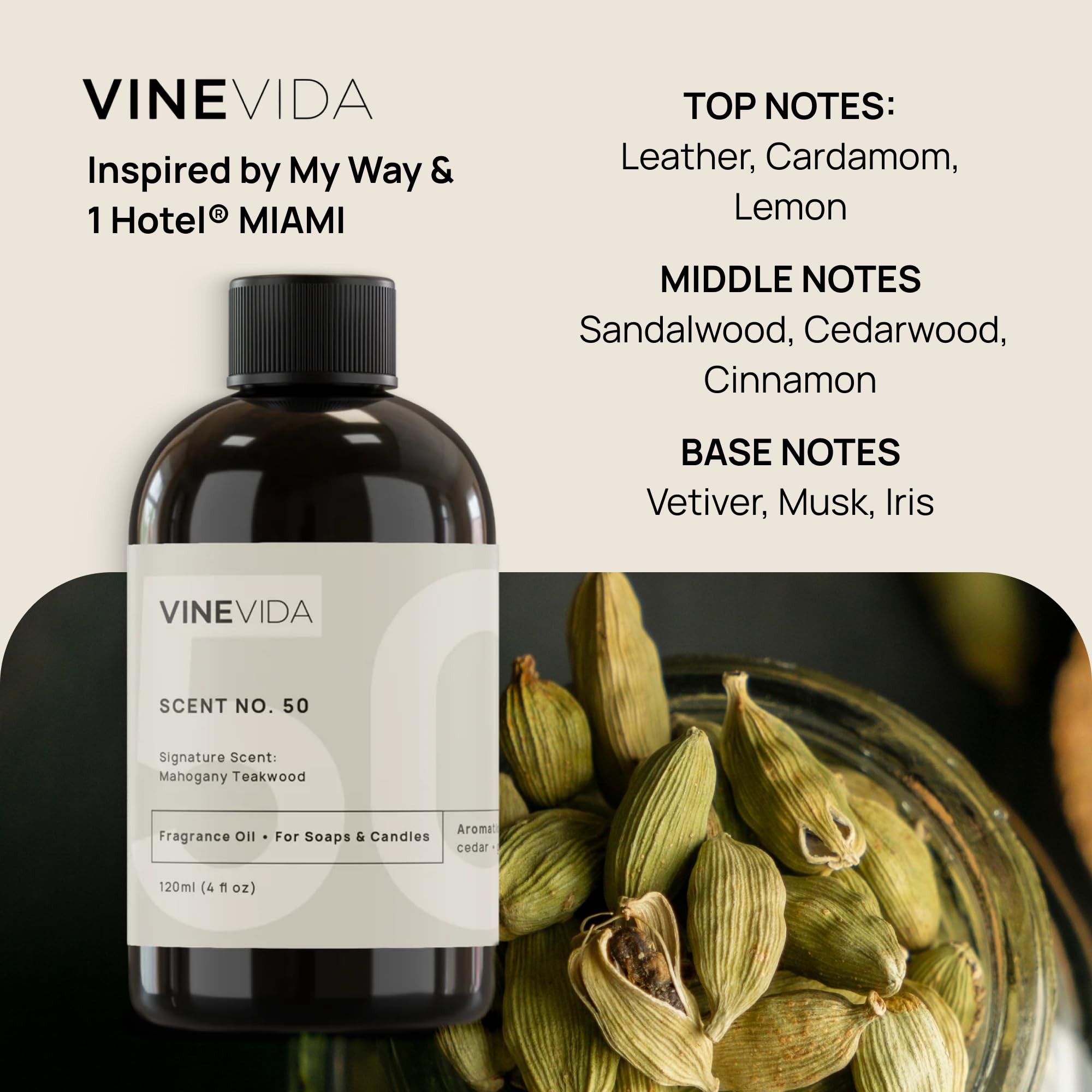 VINEVIDA 32 Fl Oz Scent № 1000 My Way Inspired Fragrance Oil - Premium Essential Oil for Diffusers, Air Freshener & Room Spray - Perfect for Home, Office, Spa and Hotel Aromatherapy