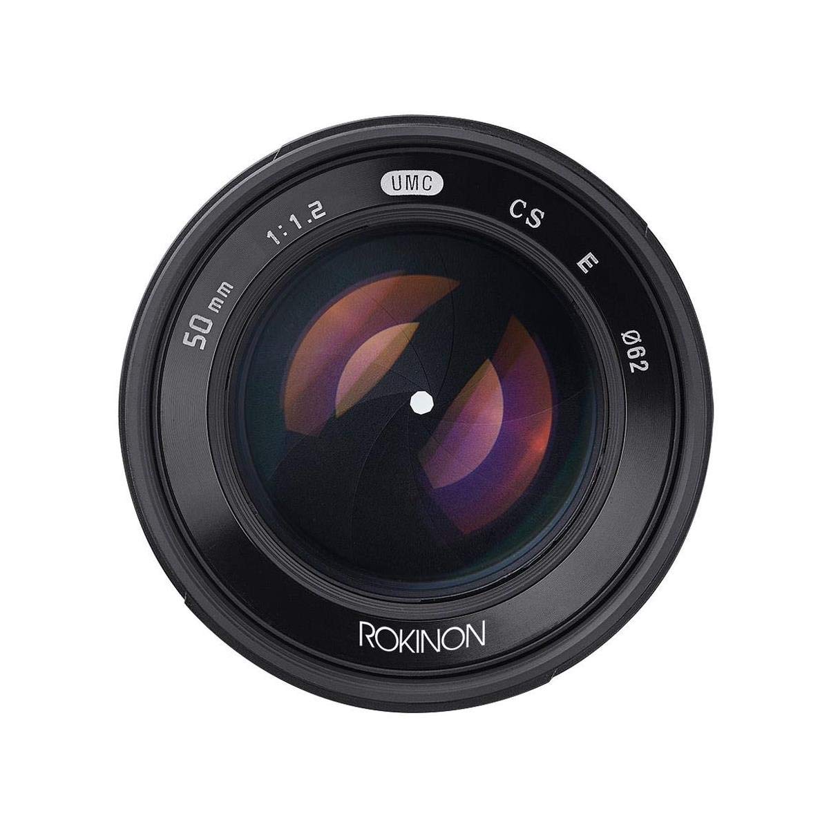 Rokinon 50mm f/1.2 Manual Focus Lens for Sony E Mount Nex Series Mirrorless Cameras - Black | Wide Aperture Prime Lens for Portrait, Low Light & Street Photography