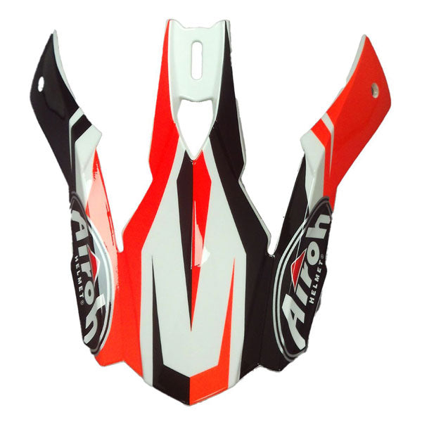 Airoh Peak For Switch Impact Gloss Orange/White/Black Motorcycle Helmet – Dirt Bike & Off-Road Riding Protection