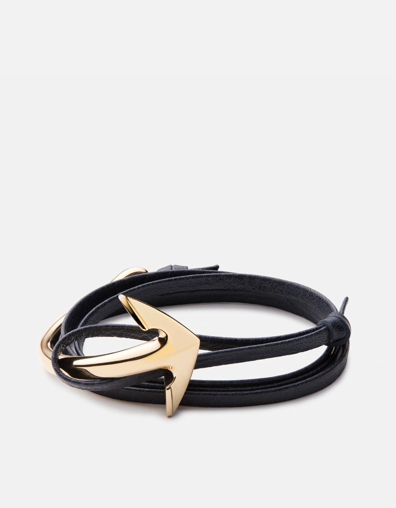 Premium Gold Half Cuff Leather Bracelet - Elegant Anchor Design for Women's Jewelry Collection | Perfect for Casual Wear, Date Nights & Gift Giving