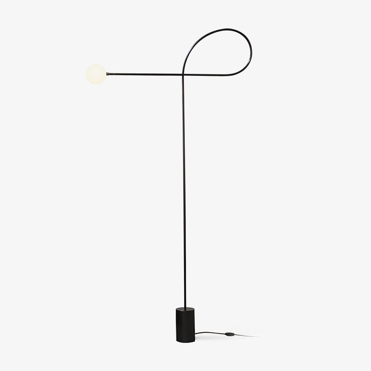 Arcane Orb Floor Lamp - Modern LED Standing Light for Living Room, Bedroom & Office - Adjustable Brightness & Color Temperature - Perfect for Reading, Relaxing & Decor