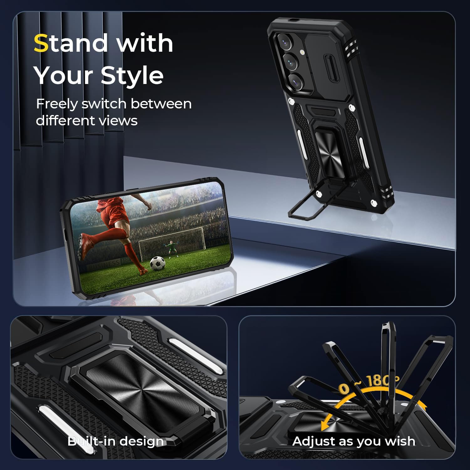 Military Grade Shockproof Case for Samsung Galaxy S25 Plus/S24 Plus 6.7