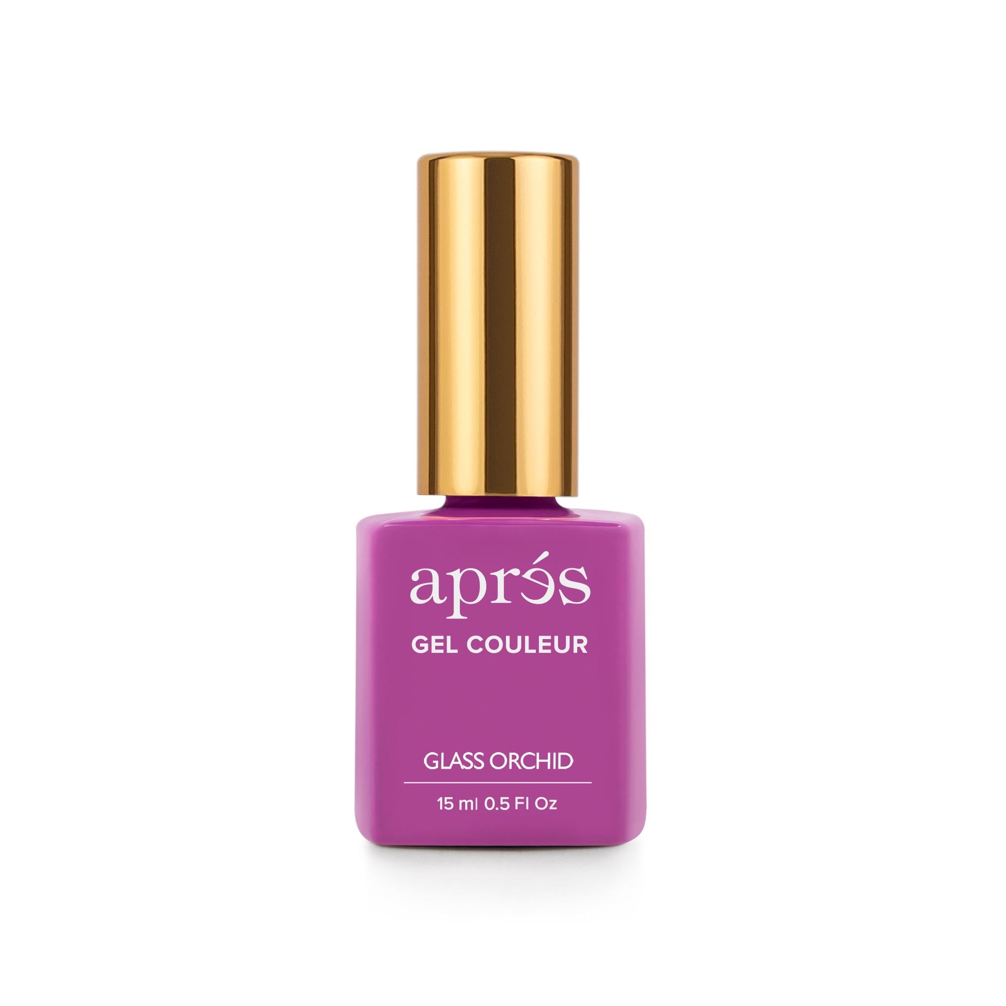 Apres Gel Polish - Glass Orchid Nail Color | Long-Lasting & High Gloss Finish | Perfect for Manicures, Pedicures & Nail Art Designs