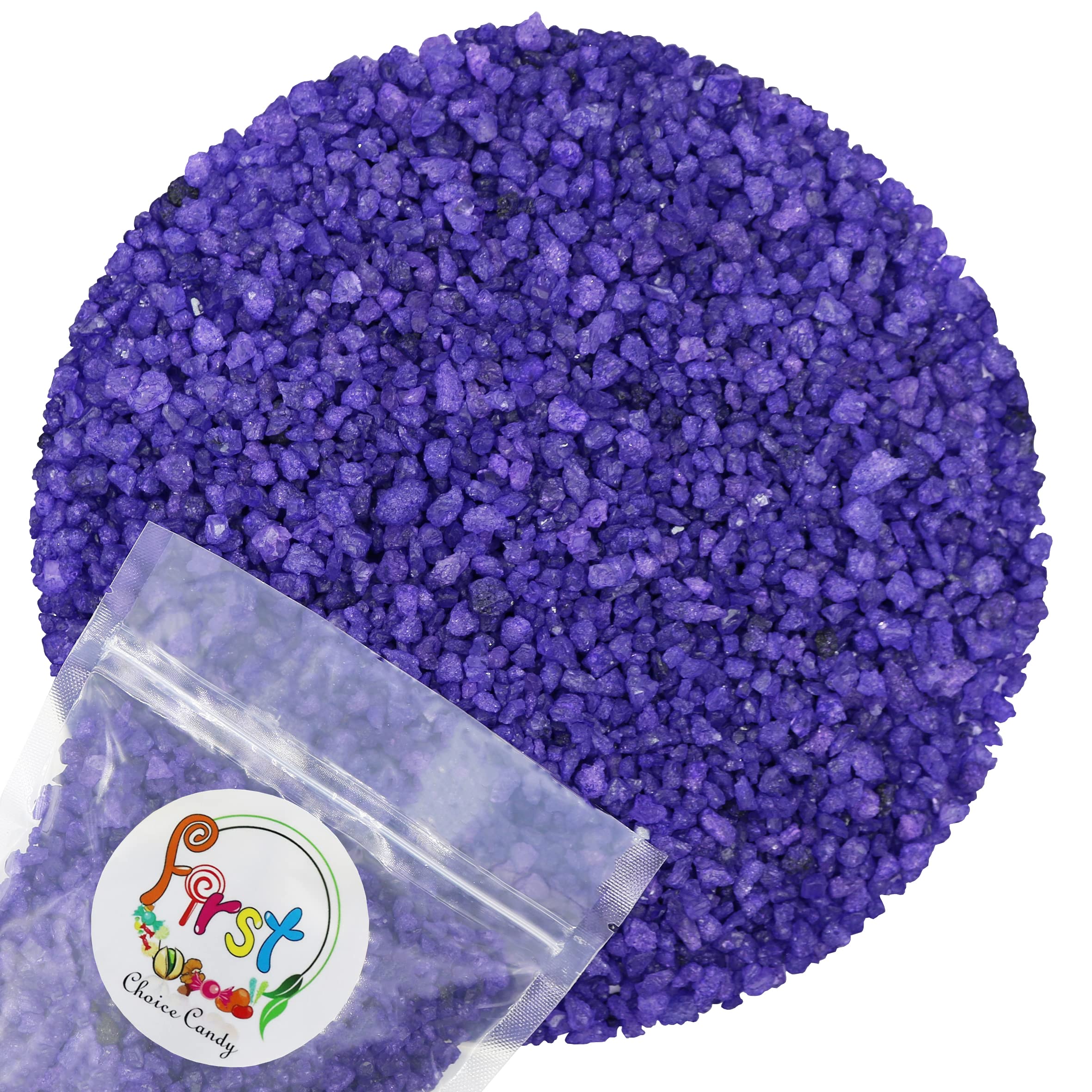 Purple Grape Rock Candy Crystals 2lb Bulk - Perfect for Baking & Party Decor