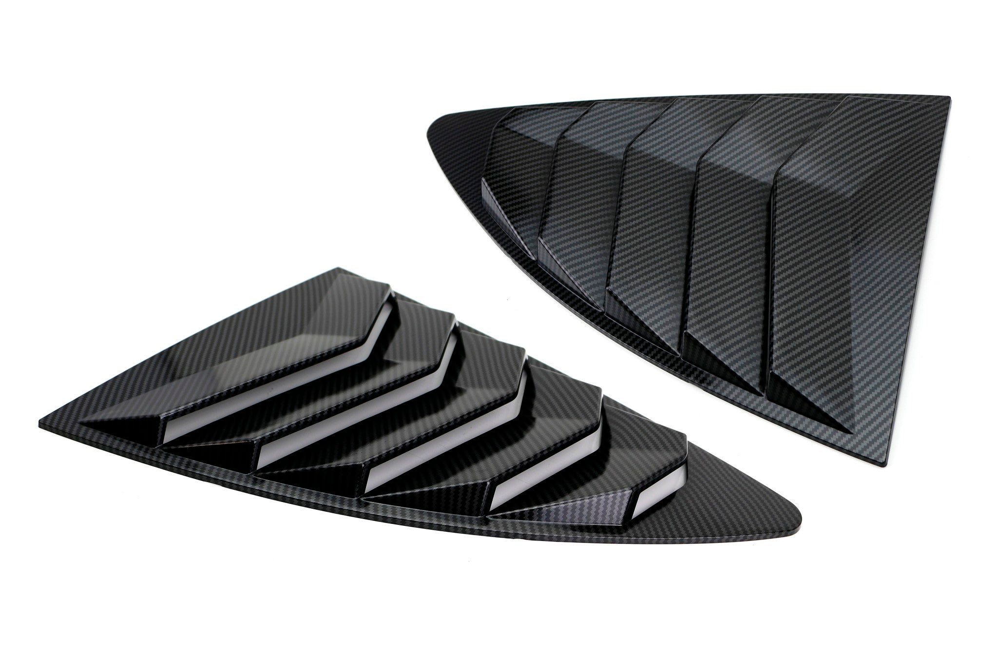 Carbon Fiber Rear Side Window Vents/Louvers for 2013-2021 Scion FR-S, Toyota 86 & Subaru BRZ - Lightweight Aerodynamic Upgrade for Sporty Style & Improved Airflow