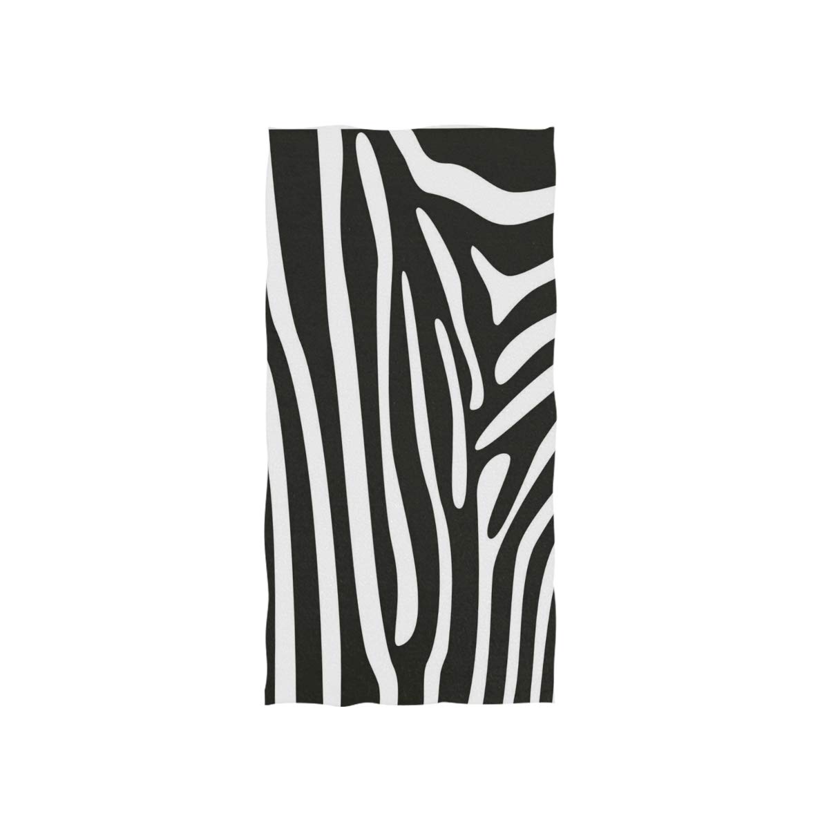 Senya Soft Bath Towel - Zebra & Leopard Print Hand Towels for Bathroom, Spa, Gym, Sports - 30x15 Inches - Ultra Absorbent & Quick Dry for Home, Travel & Beach Use