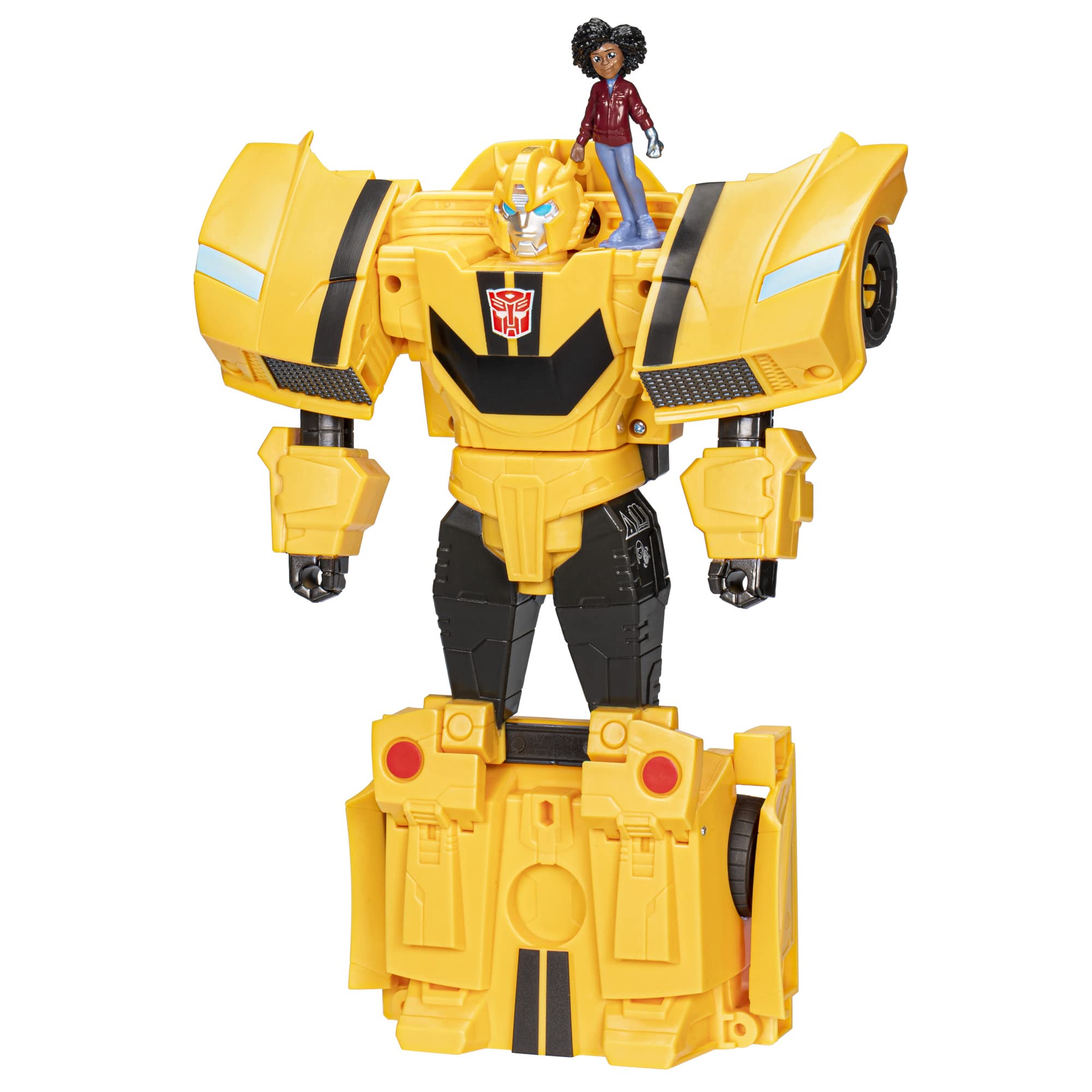 Transformers EarthSpark Spin Changer Bumblebee 8-Inch Action Figure with Mo Malto 2-Inch Figure - Kids Robot Toy for Boys & Girls Ages 6+ | Collectible Character for Playtime & Display