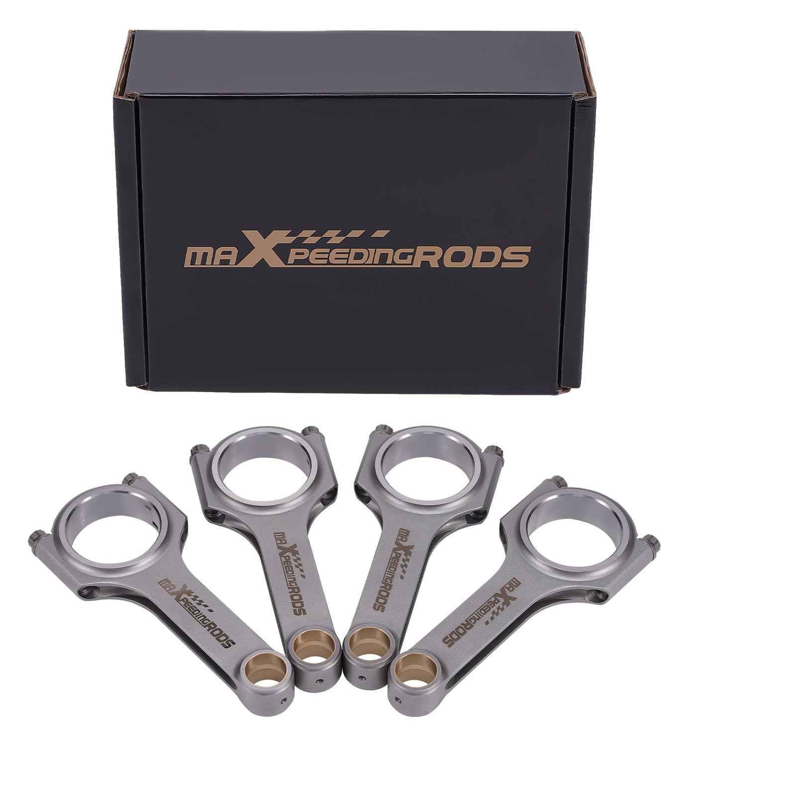 High-Performance maXpeedingrods H-Beam Engine Connecting Rods for Toyota Celica 2.0L 3SGTE 3S-GTE MR2 - Includes 3/8