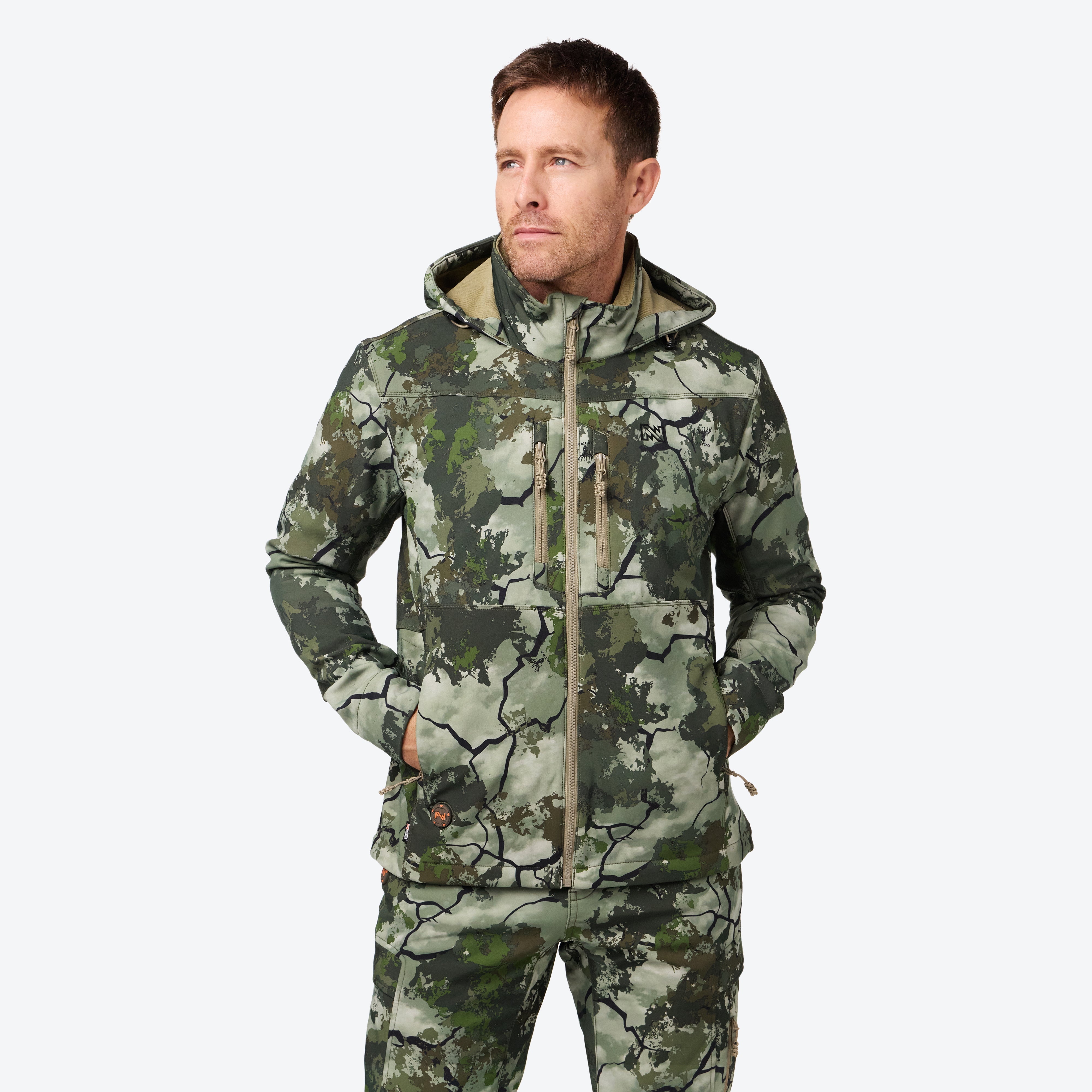 KCX Men's Heated Jacket - Battery-Powered Winter Jacket for Outdoor Activities, Hiking, Camping & Cold Weather - Waterproof & Windproof Electric Heated Coat