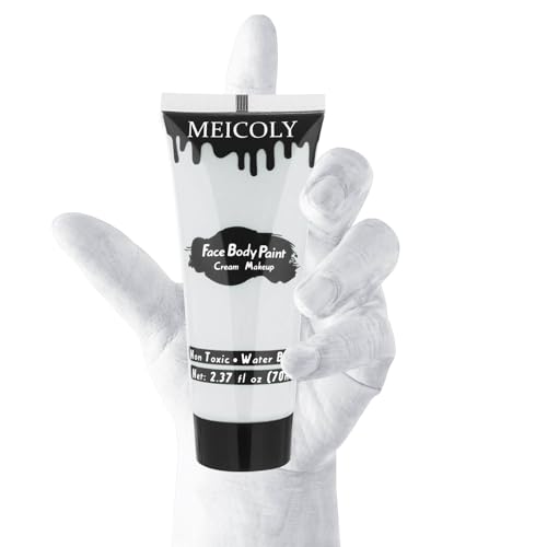 moonlight white face body paint