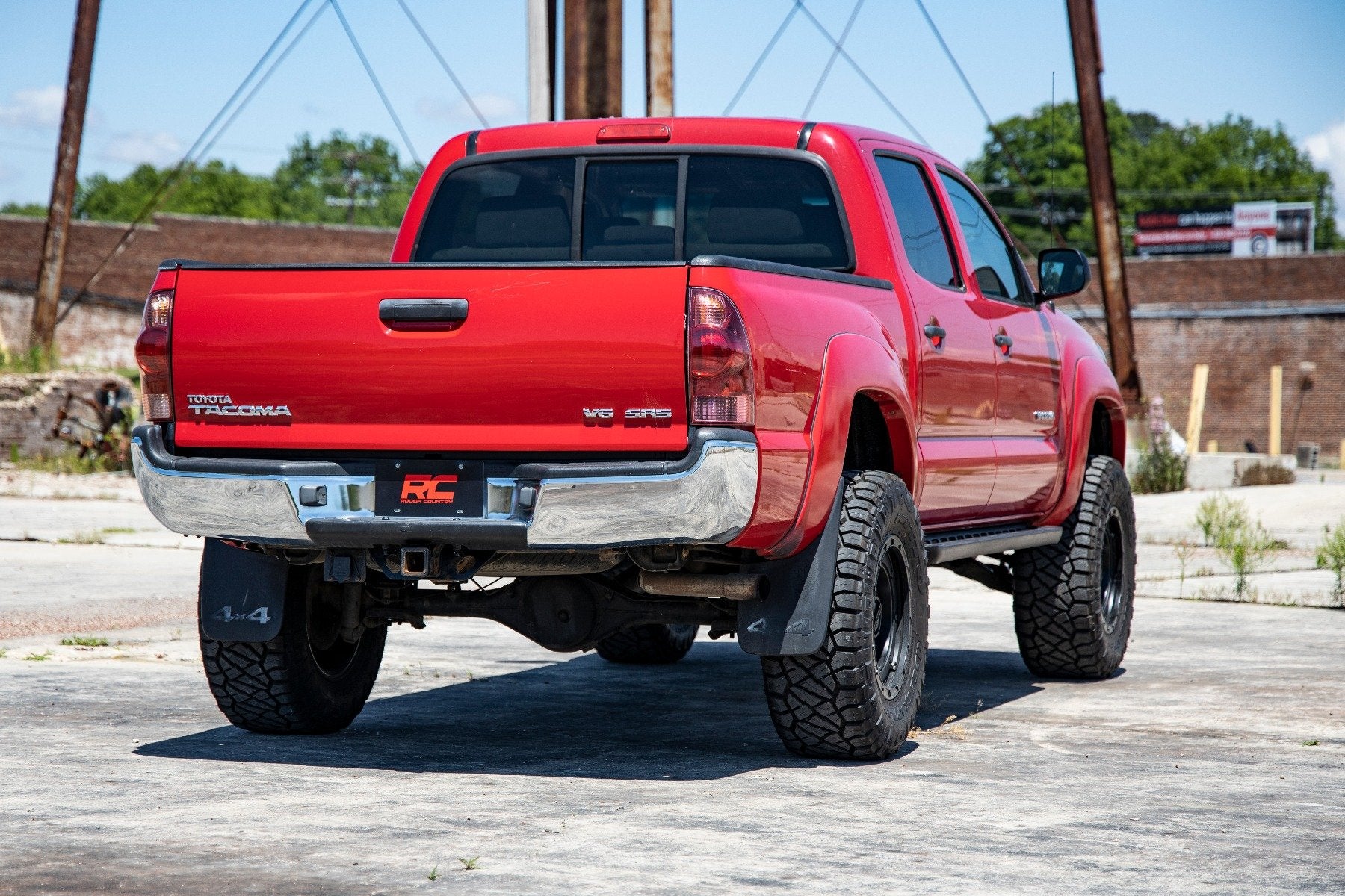 3.5 Inch Lift Kit with Upper Control Arms & M1 Struts for 2005-2023 Toyota Tacoma 4WD | Heavy Duty Suspension Upgrade | Off-Road & Truck Performance Enhancement | Part# 74241RED