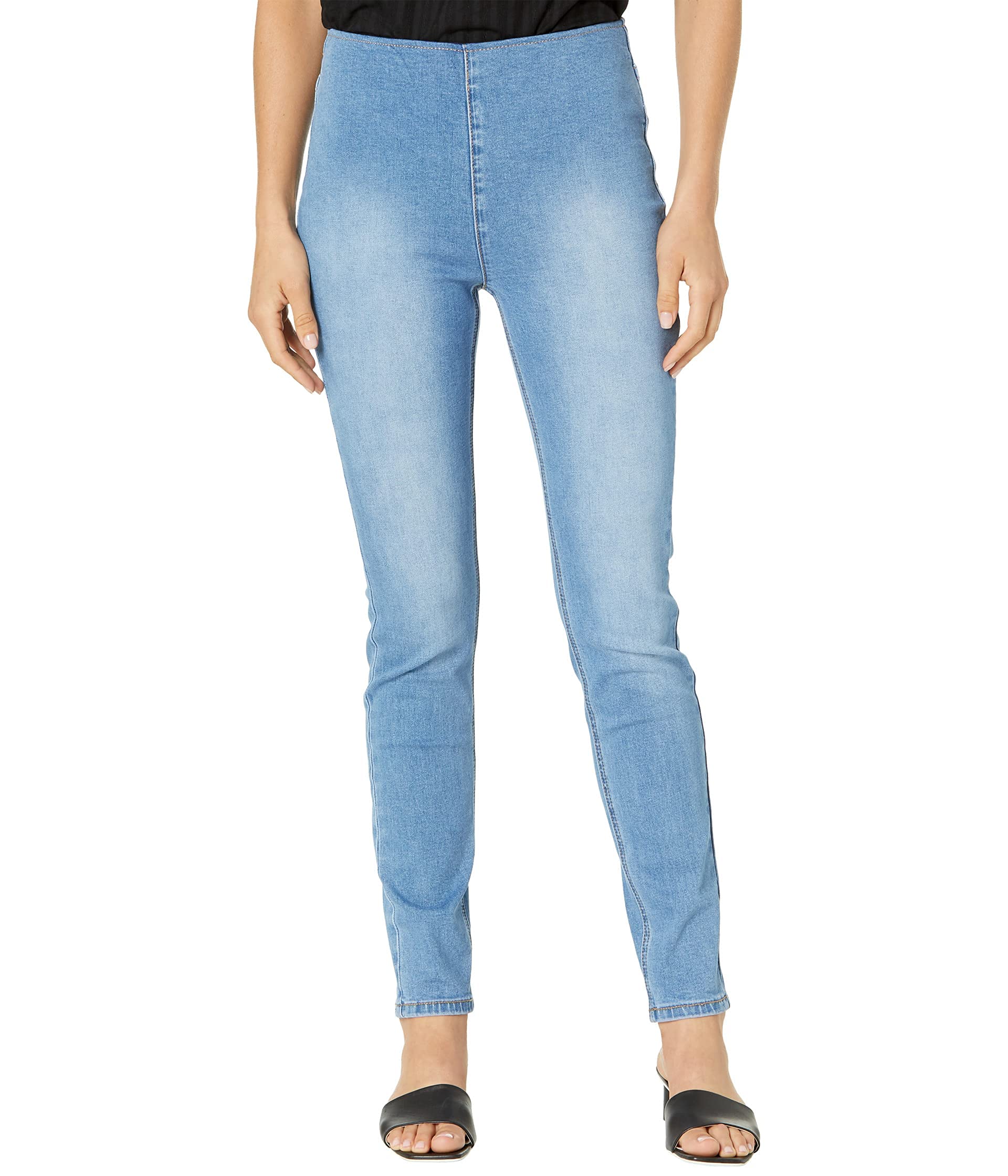 Rock and Roll Cowgirl High-Rise Skinny Jeans - Light Wash Denim (WPS9755) | Size 32x32 | Perfect for Western Fashion, Country Concerts & Casual Wear