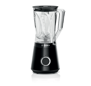 Bosch PUE611BB5J Series 4 60cm Induction Cooktop with MMB6141B Vita Power Blender (1200W, Black) - Perfect for Modern Kitchens & Smoothie Making