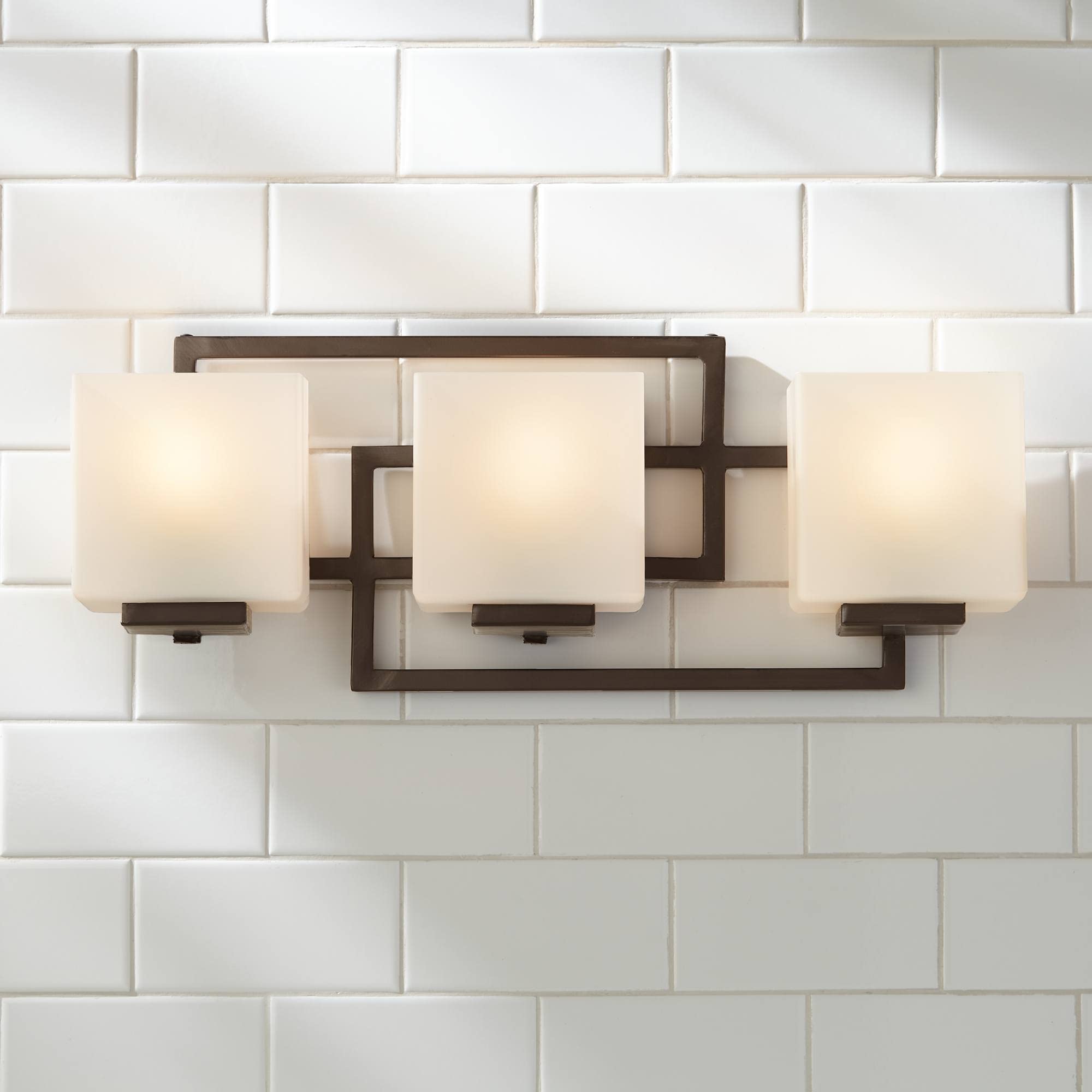 Possini Euro Modern Bronze Wall Mount Light - 21
