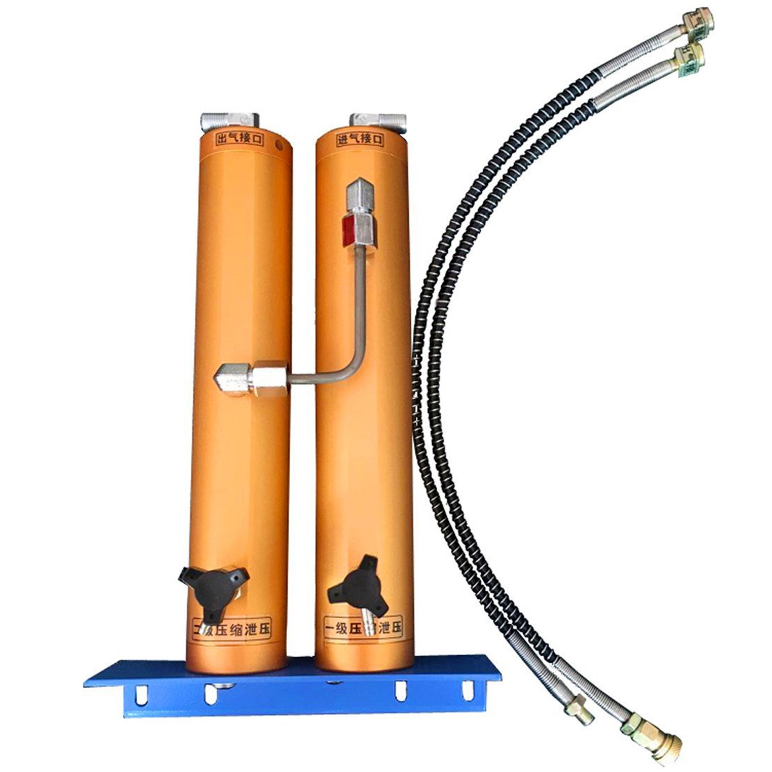 30Mpa High Pressure Air Filter Water-Oil Separator with Double Bucket Filtration for Scuba Diving & Air Compressors - 2PCS Set - Perfect for Underwater Breathing Systems and Industrial Air Tools