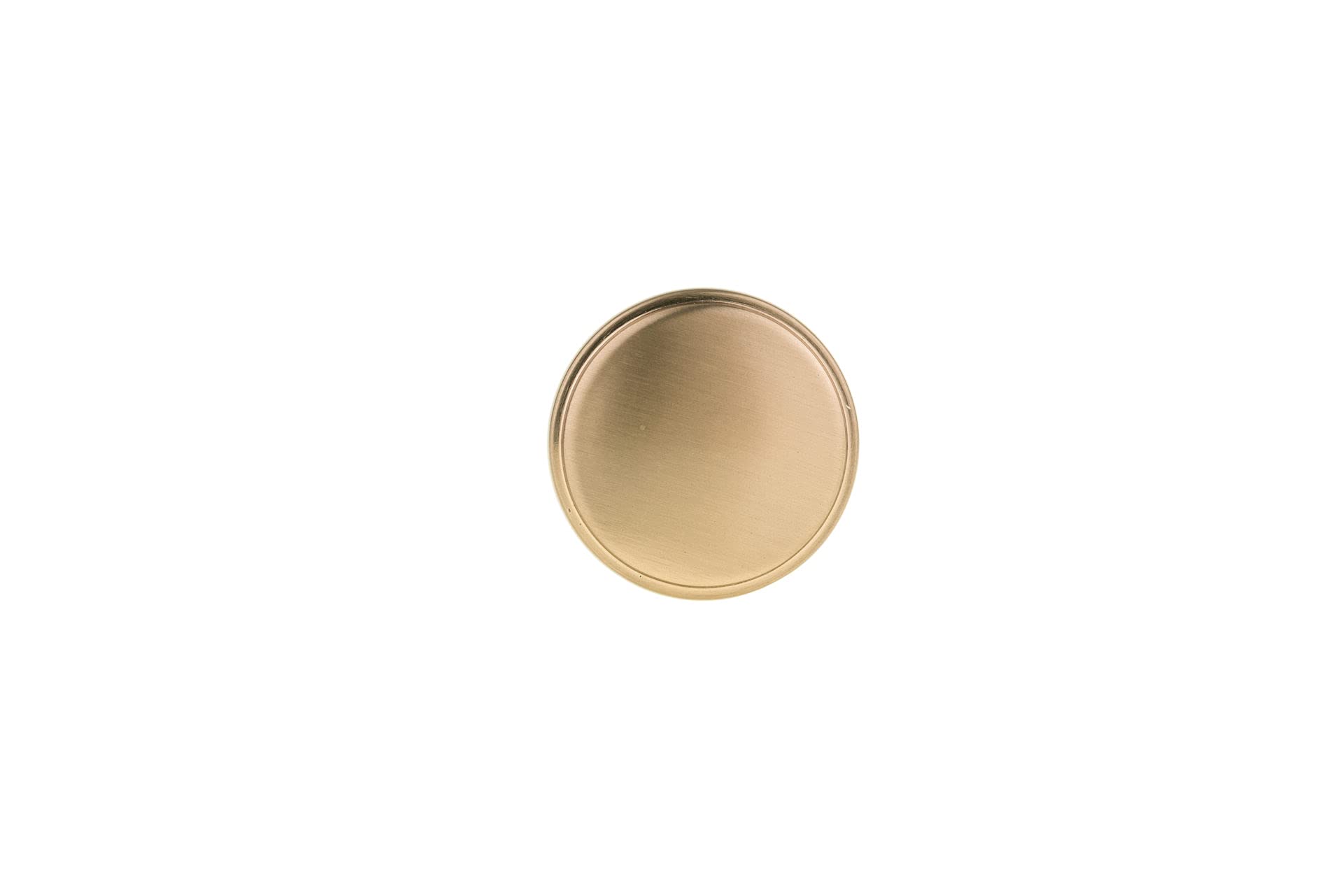 Richelieu Hardware BP872634CHBRZ Crestmont Collection 1 5/16-inch (34mm) Champagne Bronze Modern Cabinet Knob - Elegant Drawer Pull for Kitchen Cabinets, Bathroom Vanity & Furniture (Set of 10) - Perfect for Home Renovation & DIY Projects