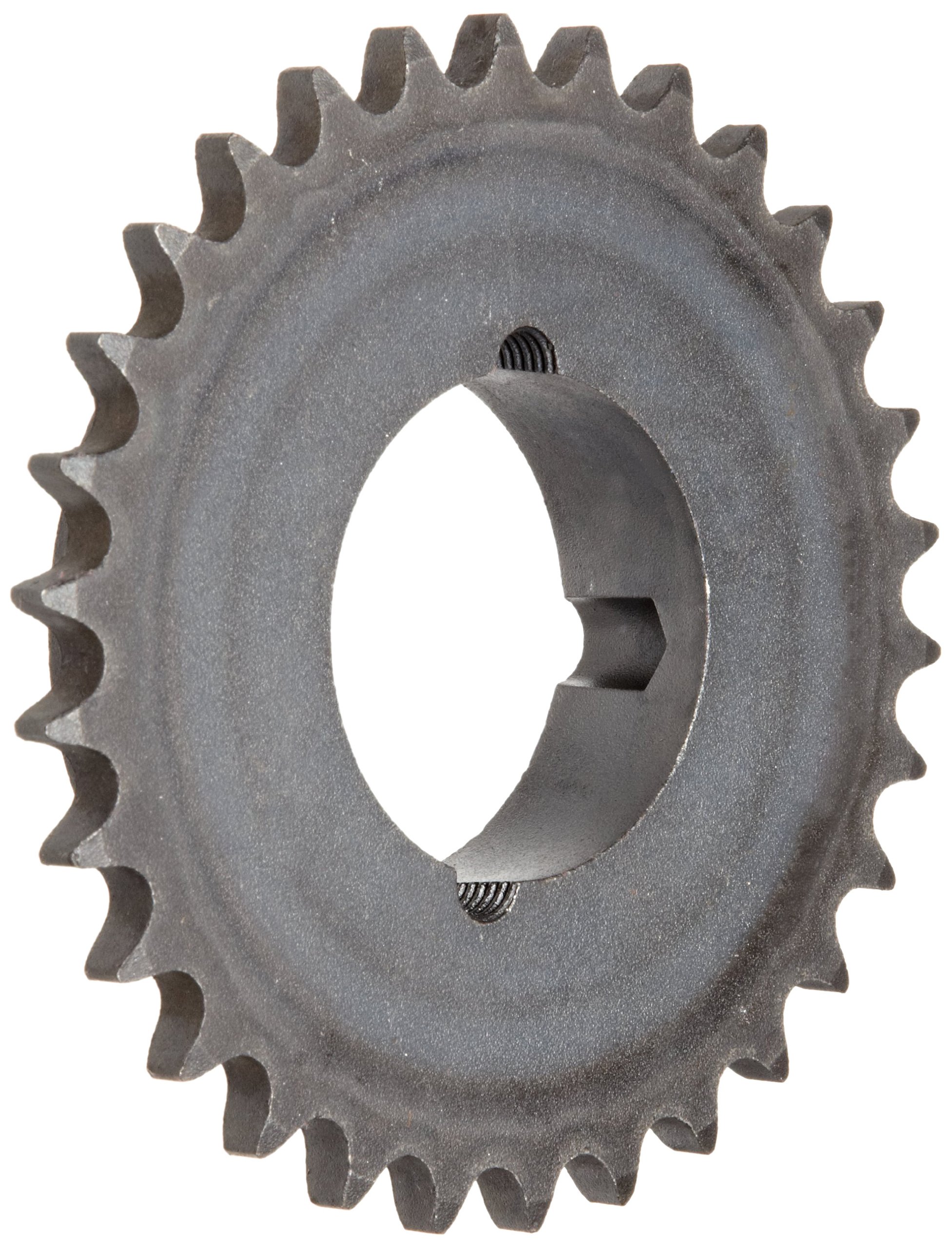 Martin Roller Chain Sprocket - Hardened Teeth, Taper Bushed, Type B Hub, Single Strand, 40 Chain Size, 1/2