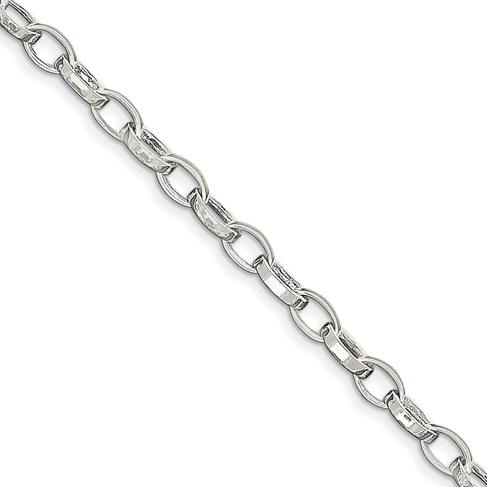 925 Sterling Silver 10 Inch Solid Link Anklet with Secure Lobster Clasp - 5mm Width | Elegant Women's Ankle Bracelet for Everyday Wear, Beach & Parties | Perfect Jewelry Gift for Weddings, Vacations & Special Occasions | Boho Chic Style for Date Nights & Music Festivals | Stackable Layering Bracelet for Yoga, Work & Travel | Versatile Fashion Accessory for Summer, Romantic Dinners & Festival Outfits | Great for Boho Style, Casual Wear & Jewelry Layering Looks